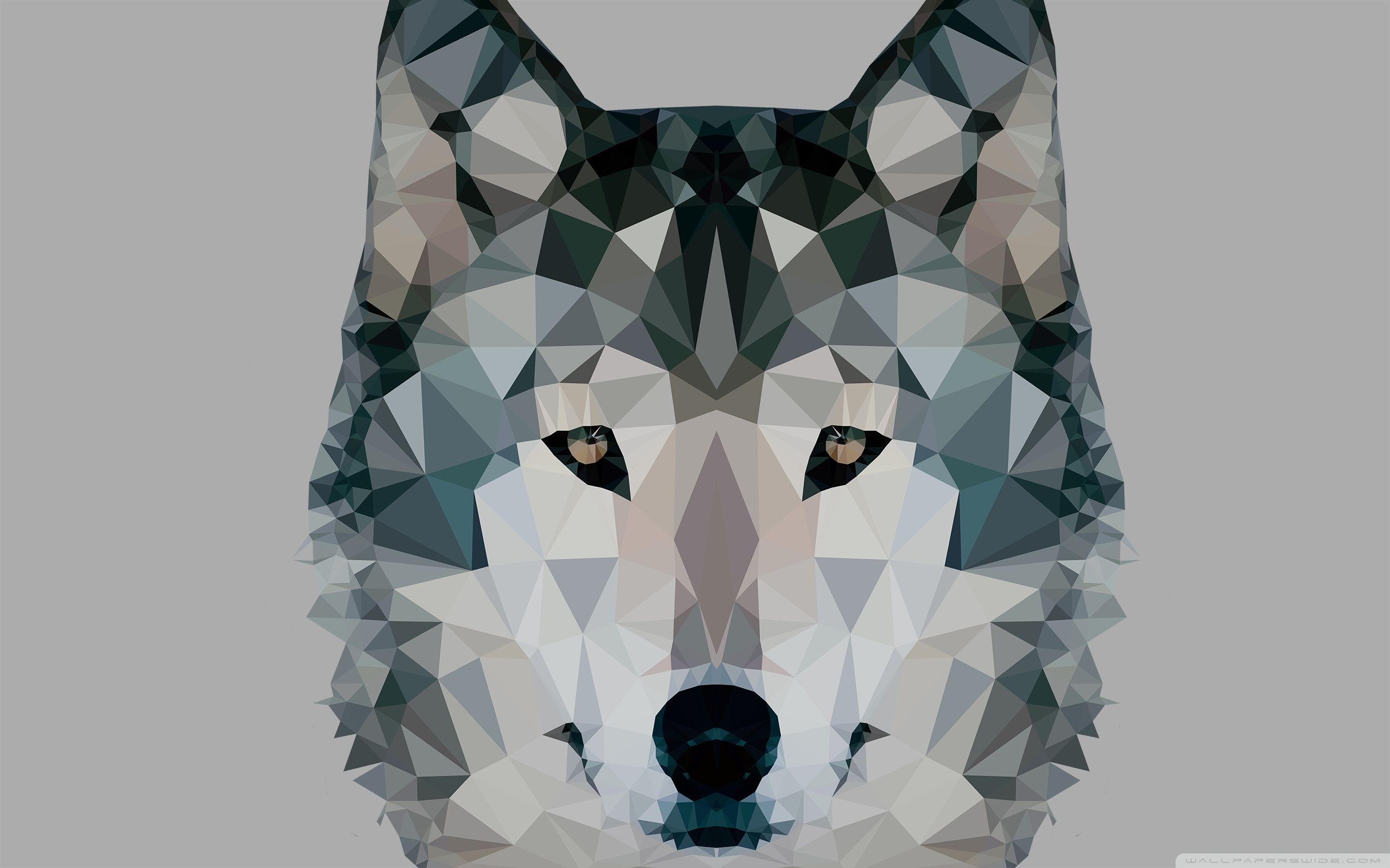 Geometric Wolf Wallpapers