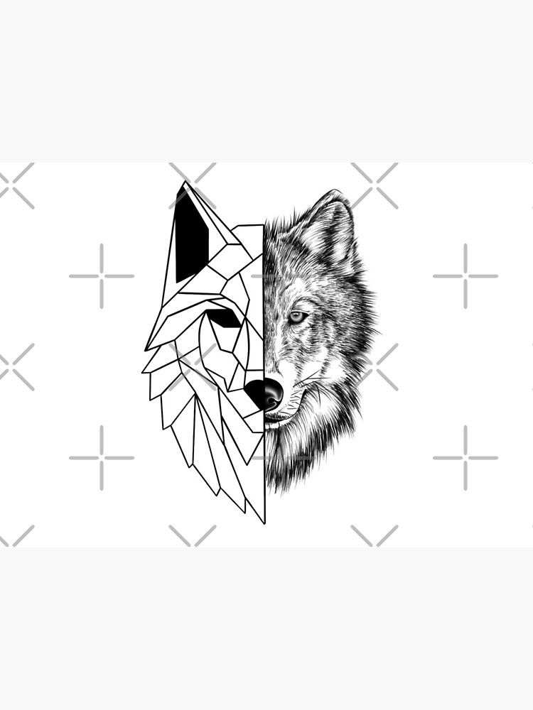 Geometric Wolf Wallpapers