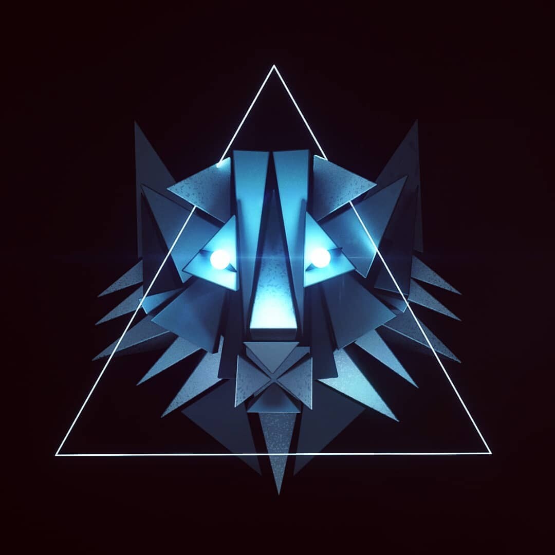 Geometric Wolf Wallpapers