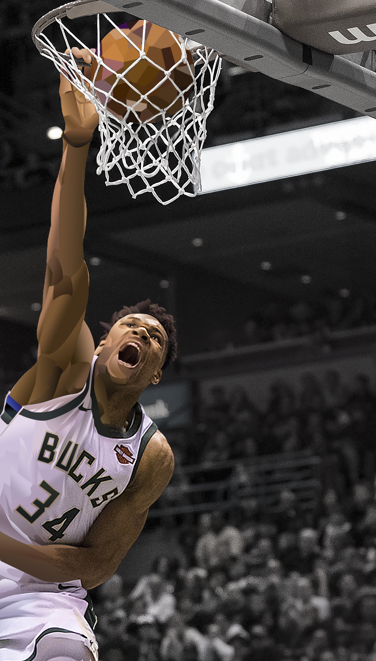 Giannis Antetokounmpo Dunk Wallpapers