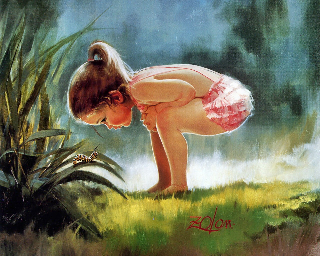 Girl Painting Images Wallpapers