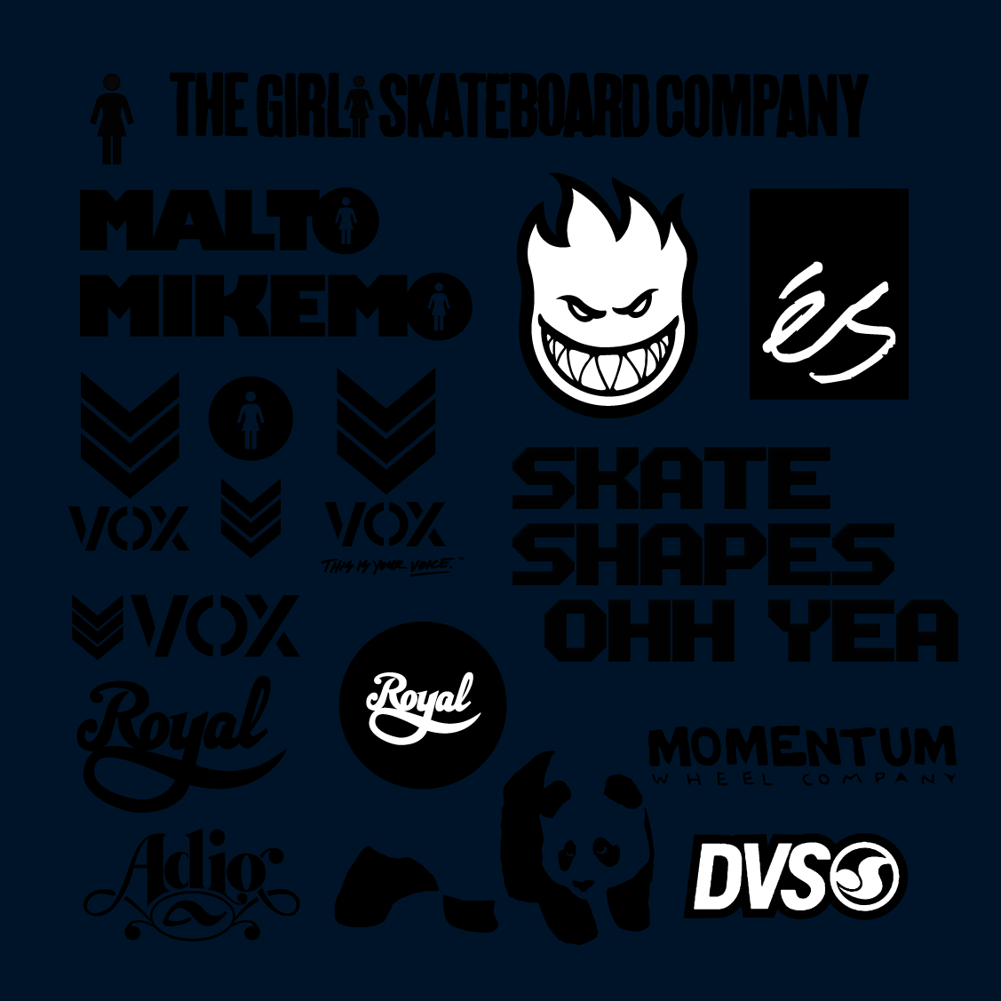 Girl Skate Logos Wallpapers