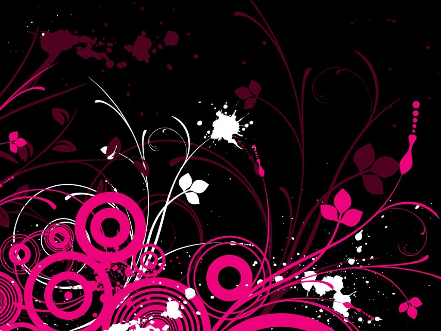 Girly Black And Pink Wallpapers