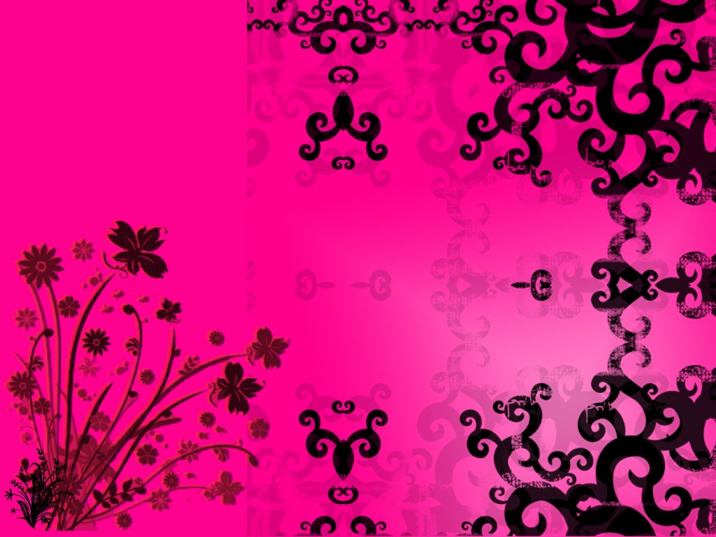 Girly Black And Pink Wallpapers