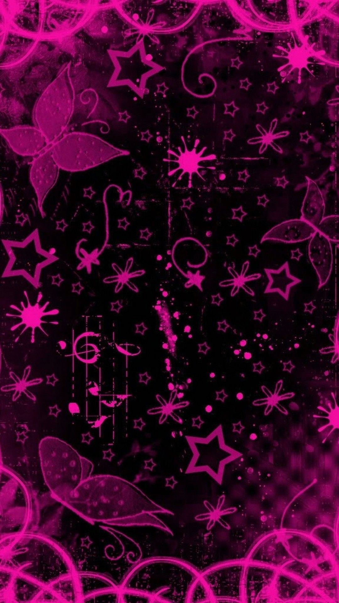 Girly Black And Pink Wallpapers