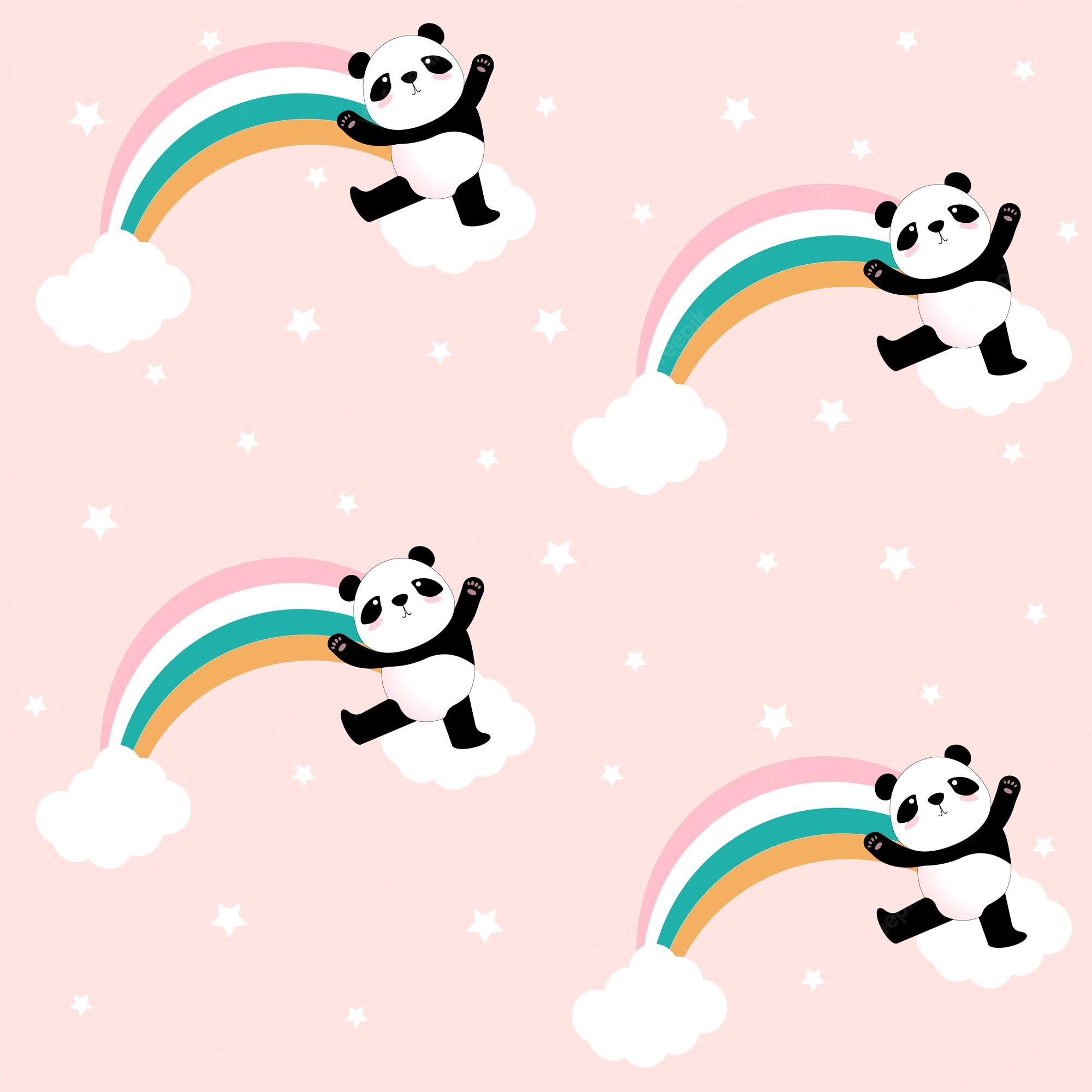 Girly Cute Panda Wallpapers