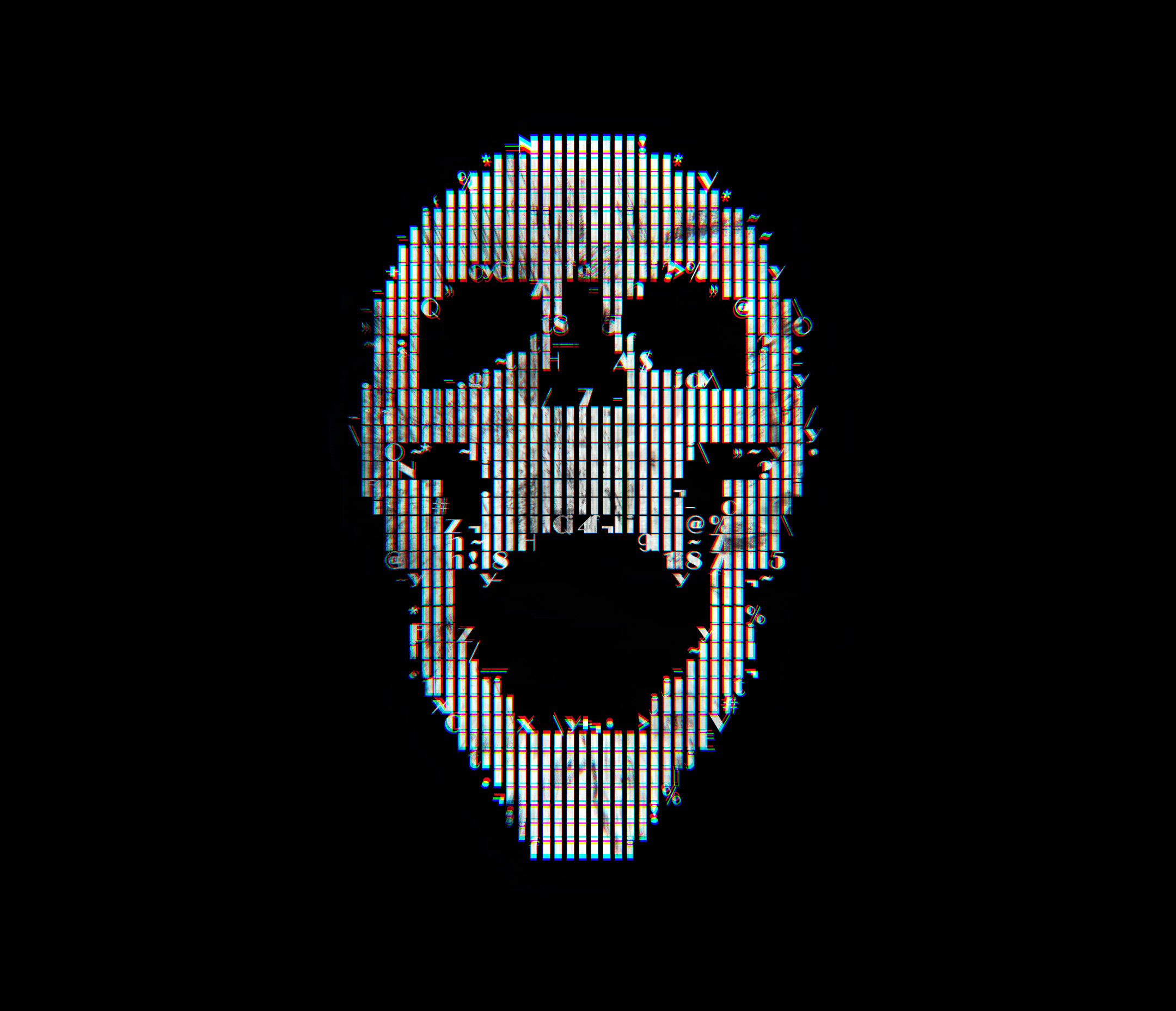 Glitch Skull Wallpapers