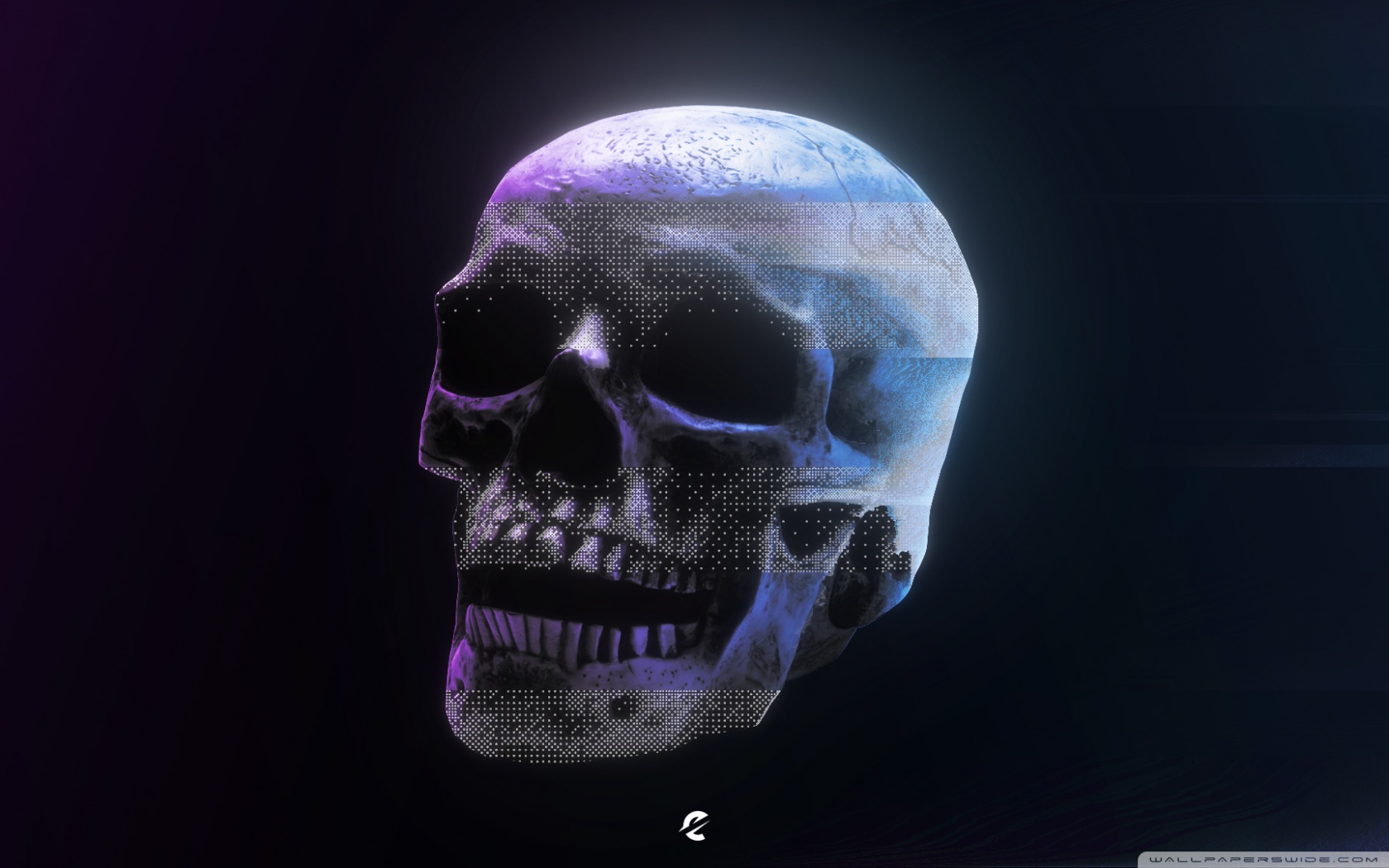 Glitch Skull Wallpapers