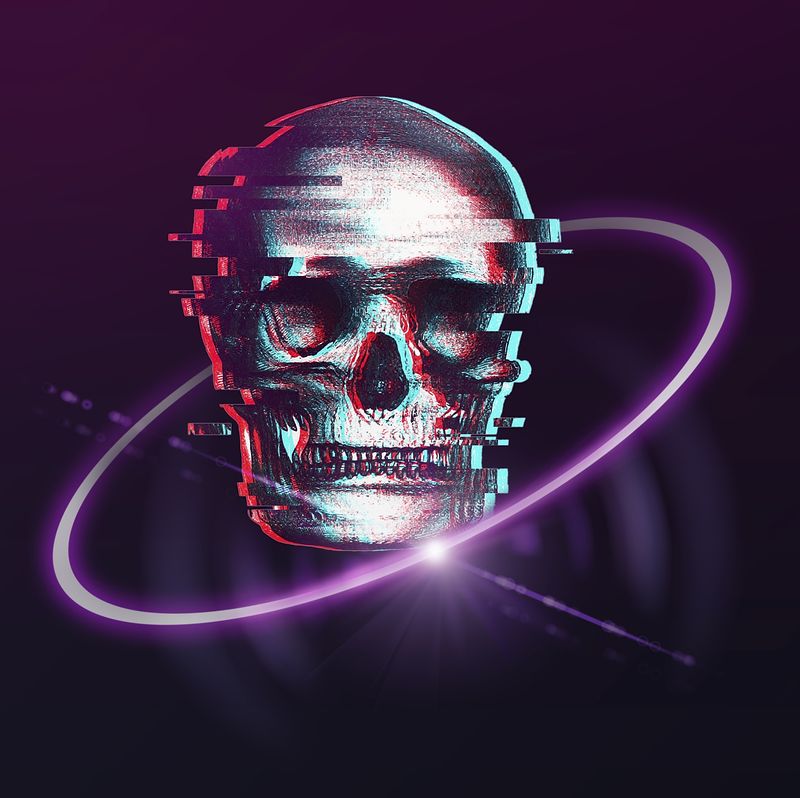 Glitch Skull Wallpapers