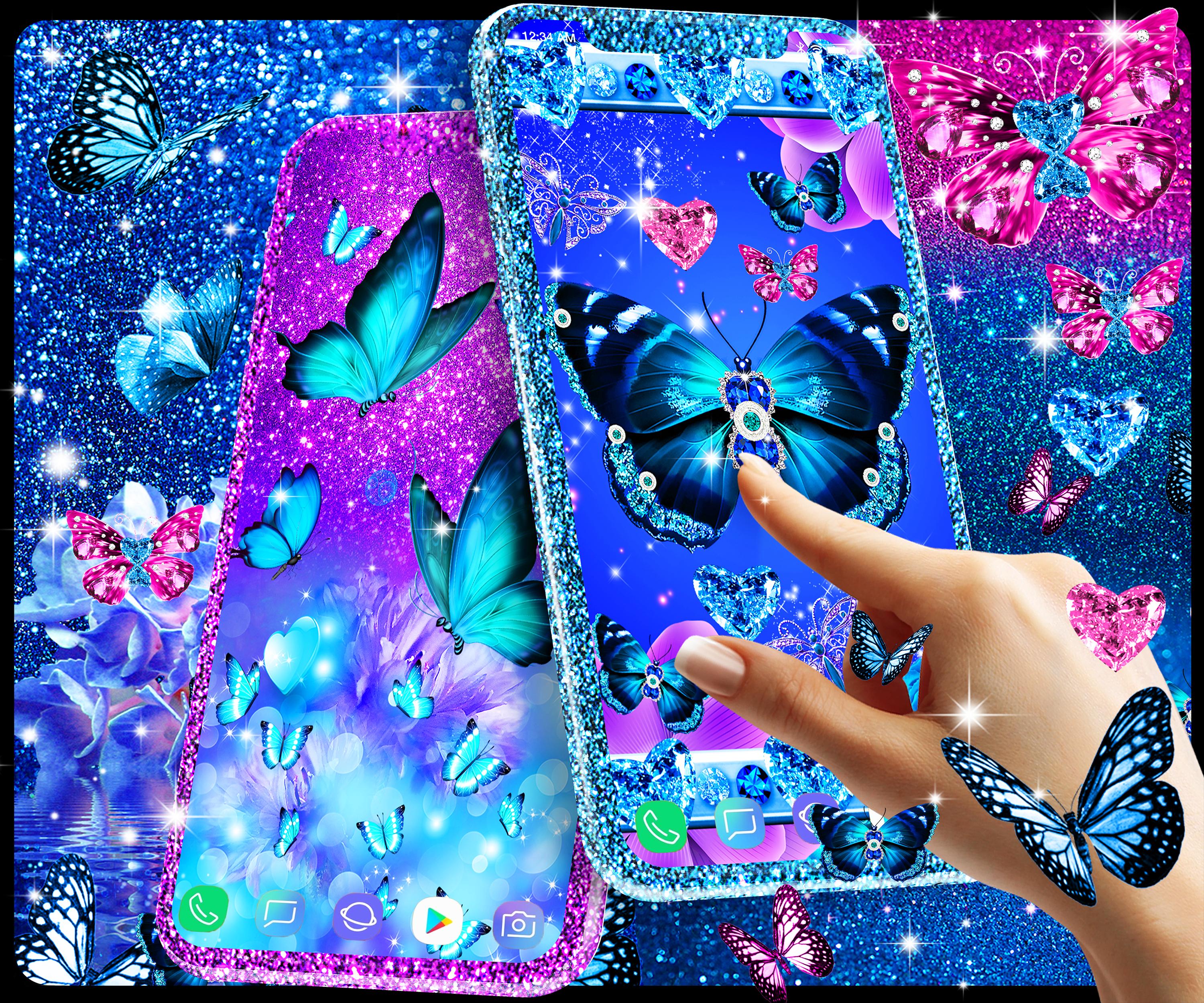 Glitter Butterfly Wallpapers