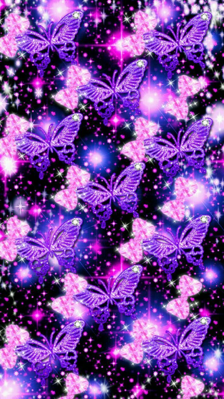 Glitter Butterfly Wallpapers