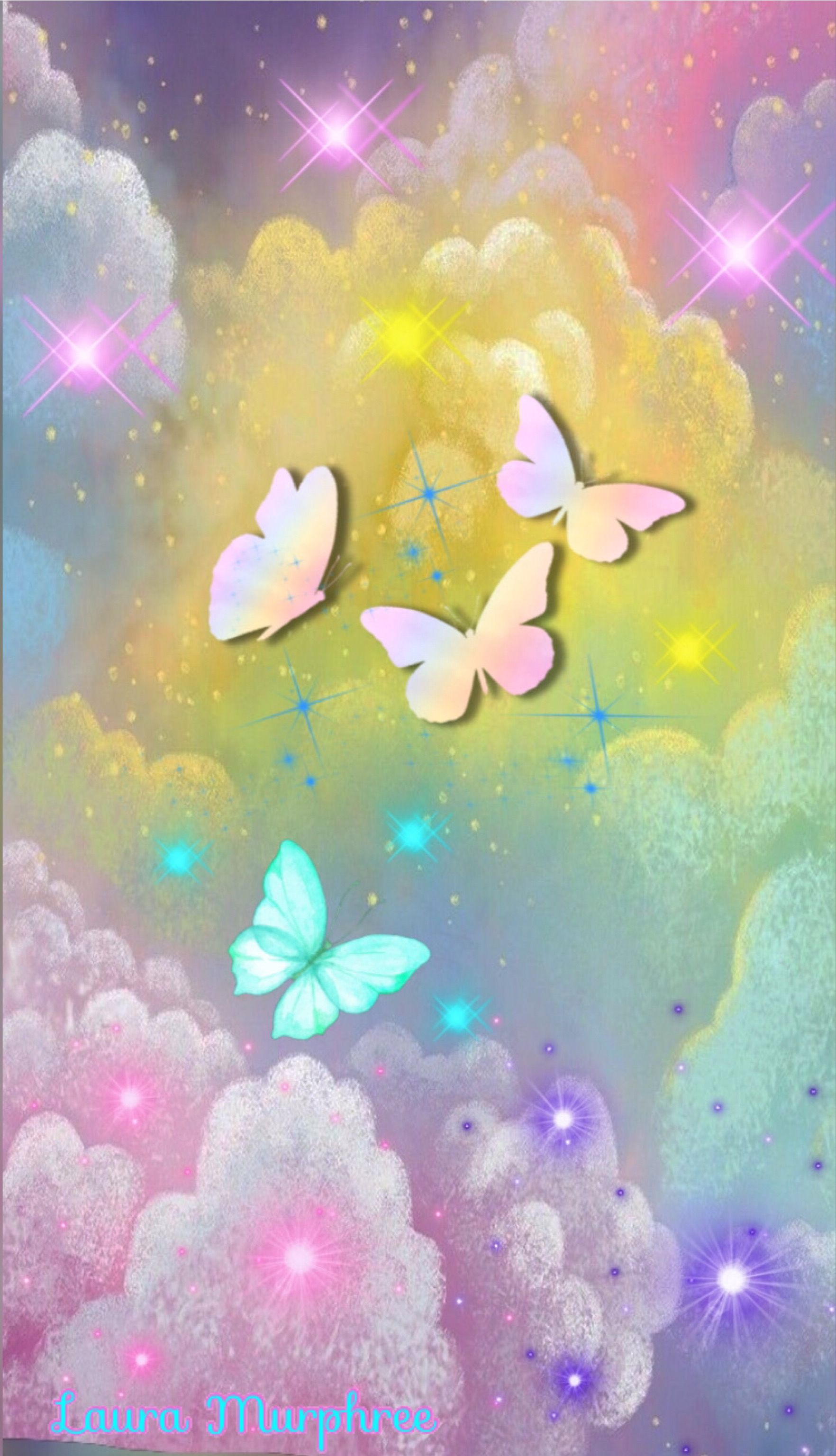 Glitter Butterfly Wallpapers