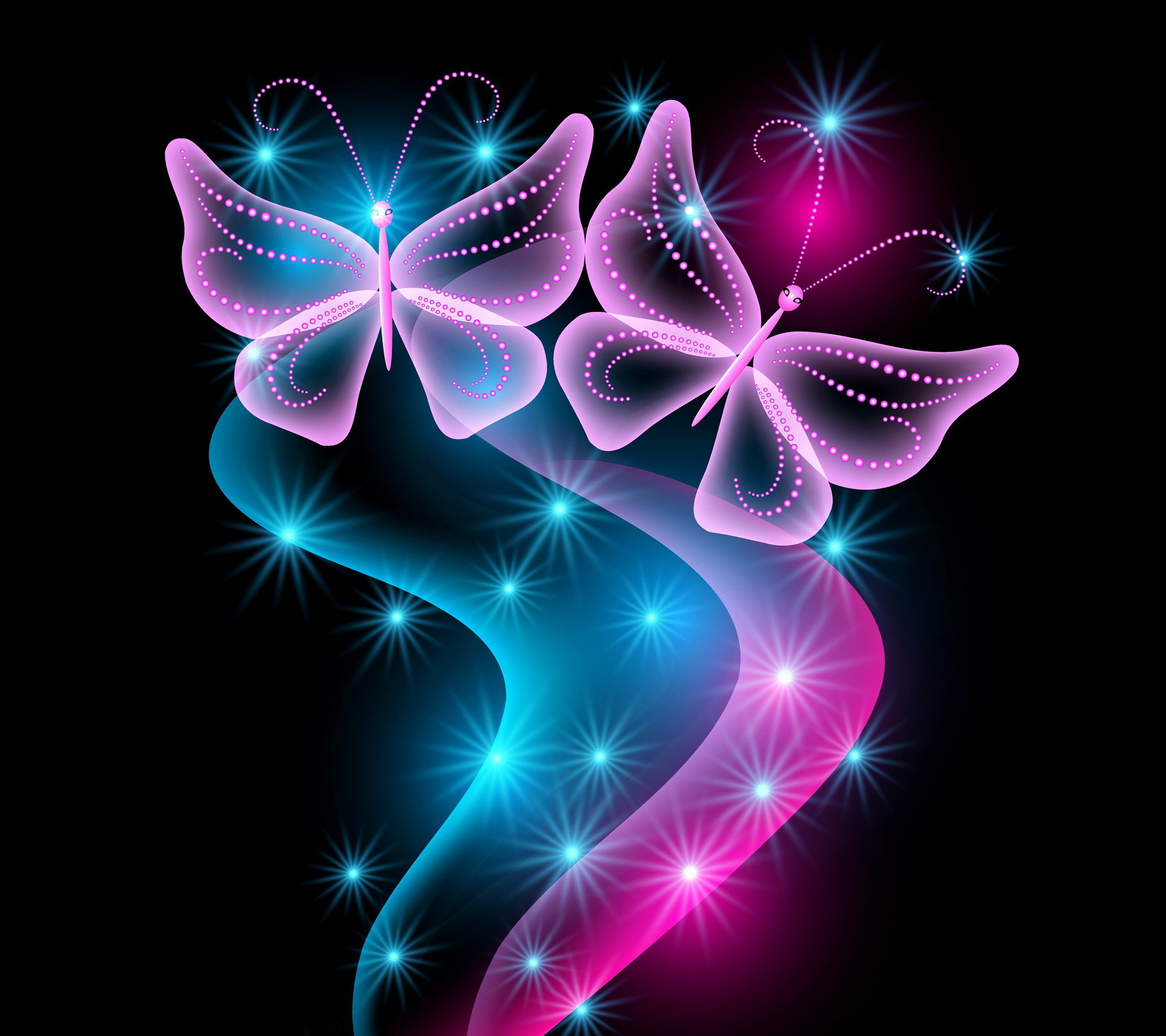 Glitter Butterfly Wallpapers