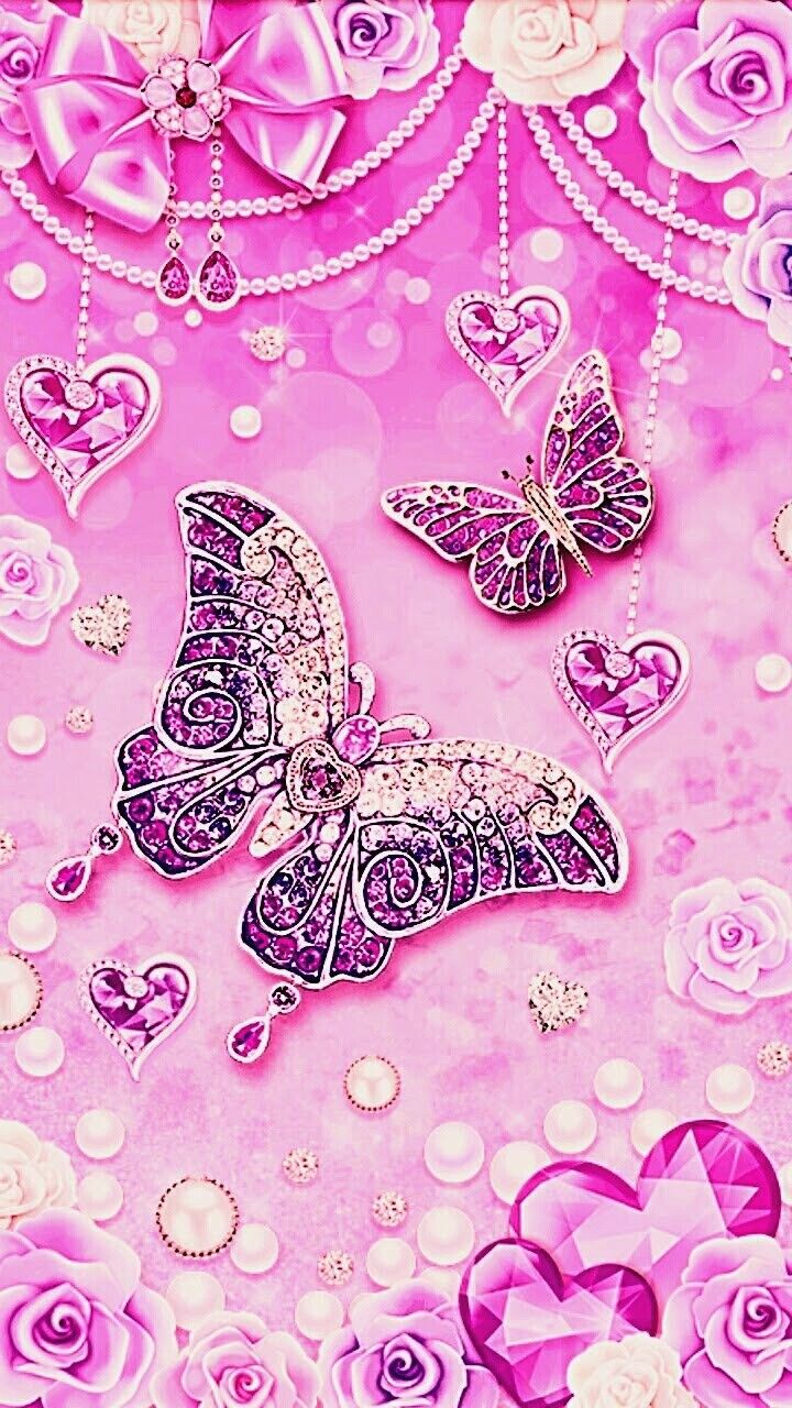 Glitter Butterfly Wallpapers