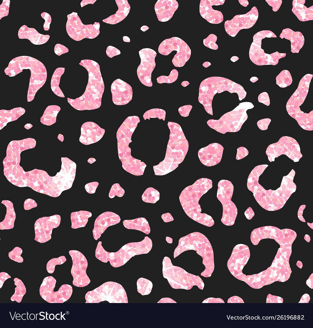 Glitter Leopard Print Wallpapers