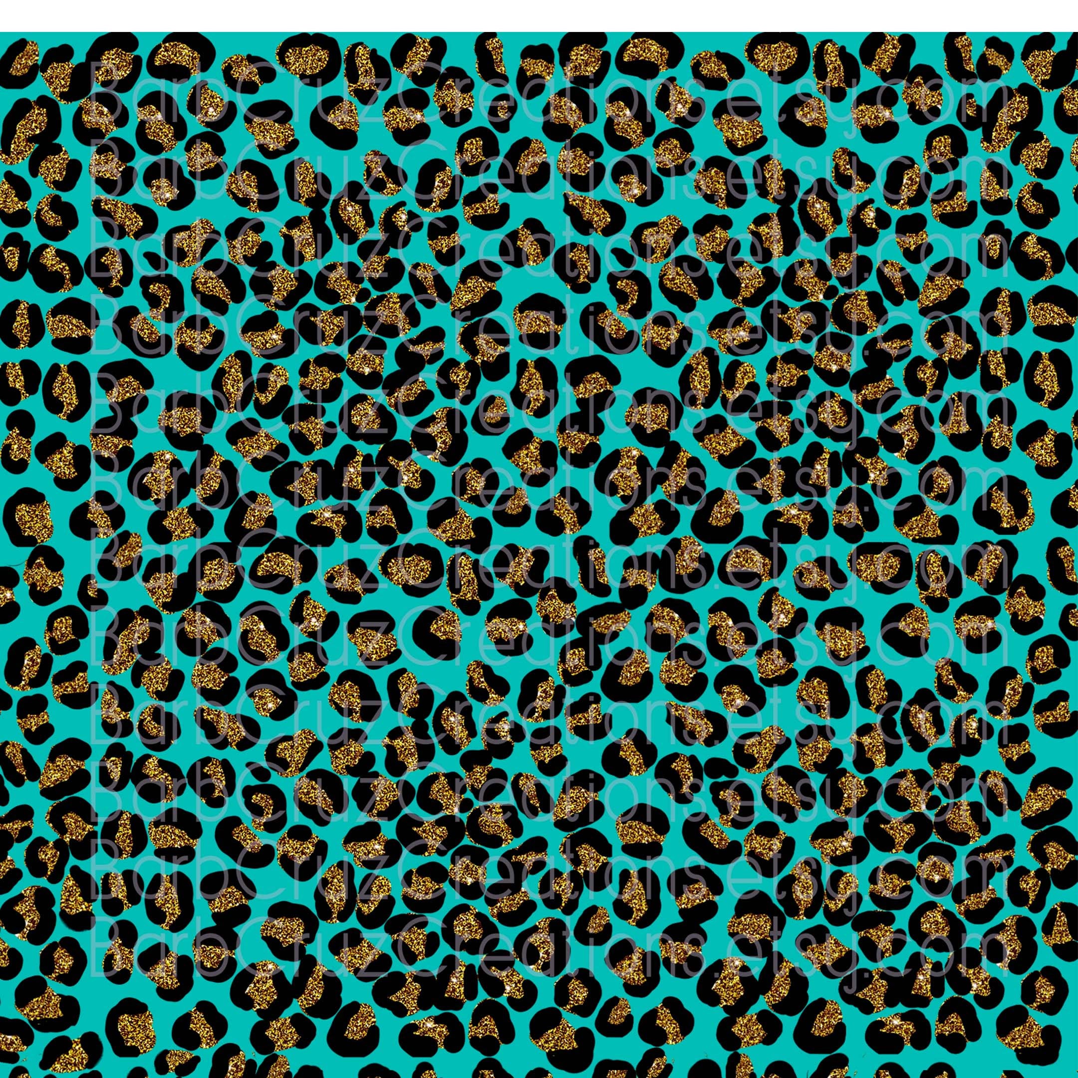 Glitter Leopard Print Wallpapers