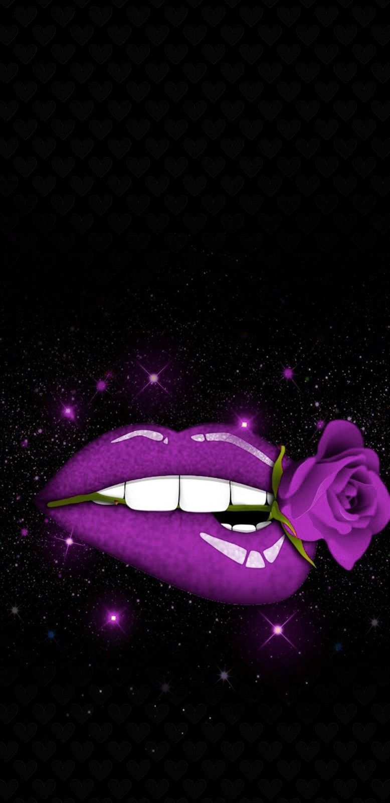 Glitter Lips Wallpapers