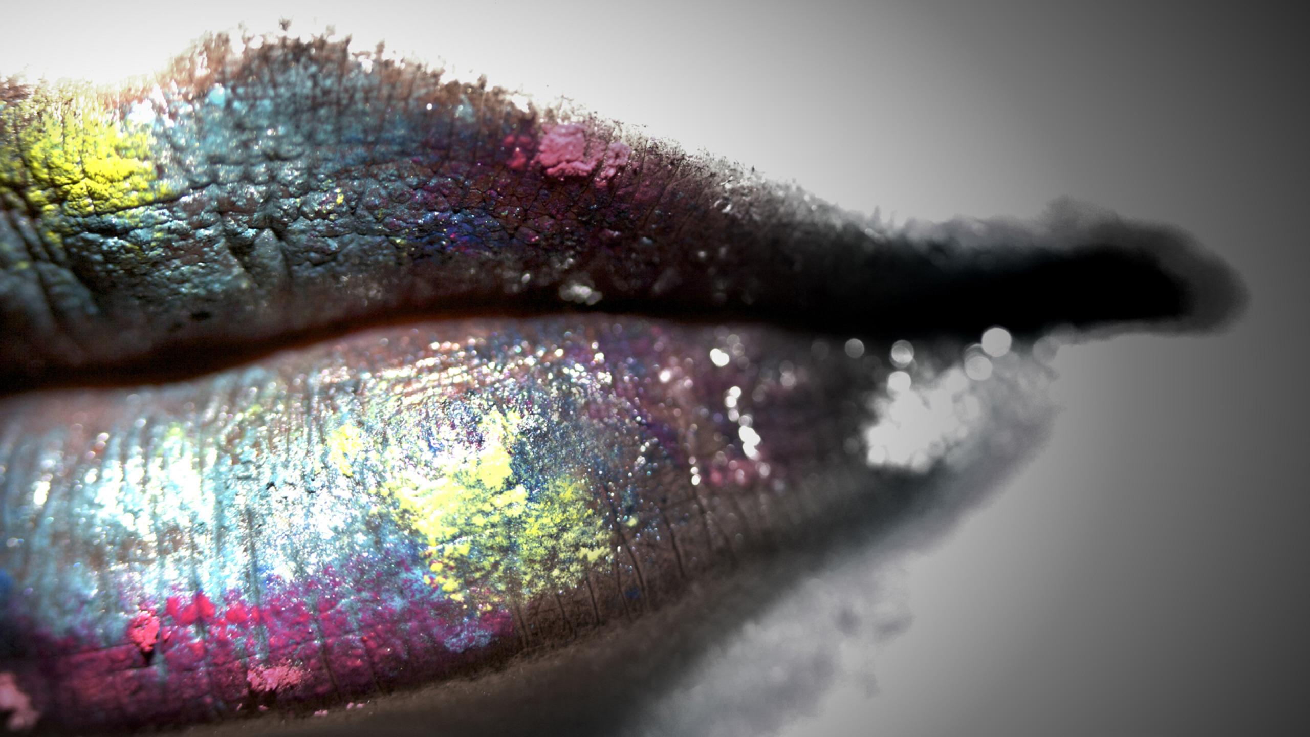 Glitter Lips Wallpapers