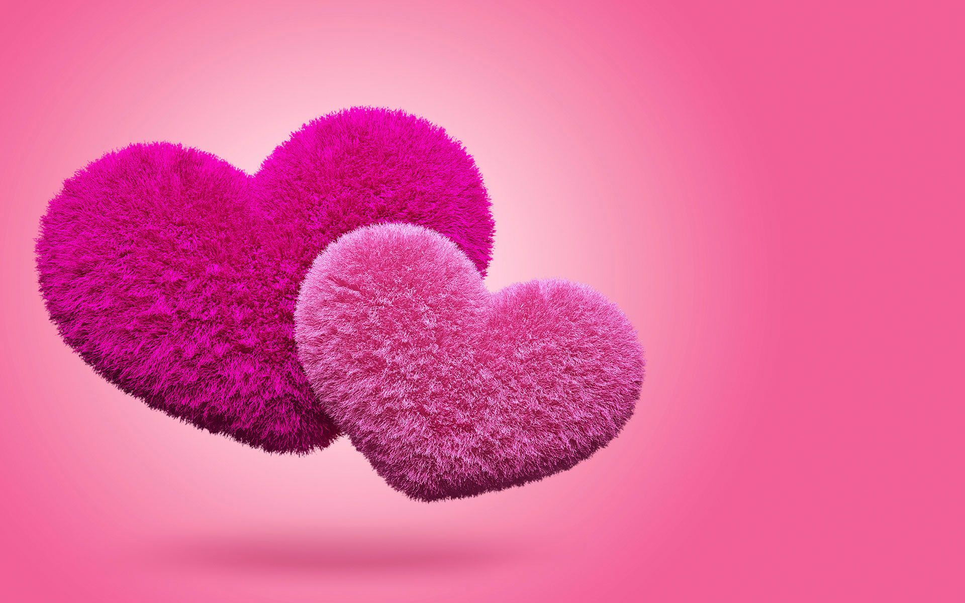 Glitter Pink Heart Wallpapers