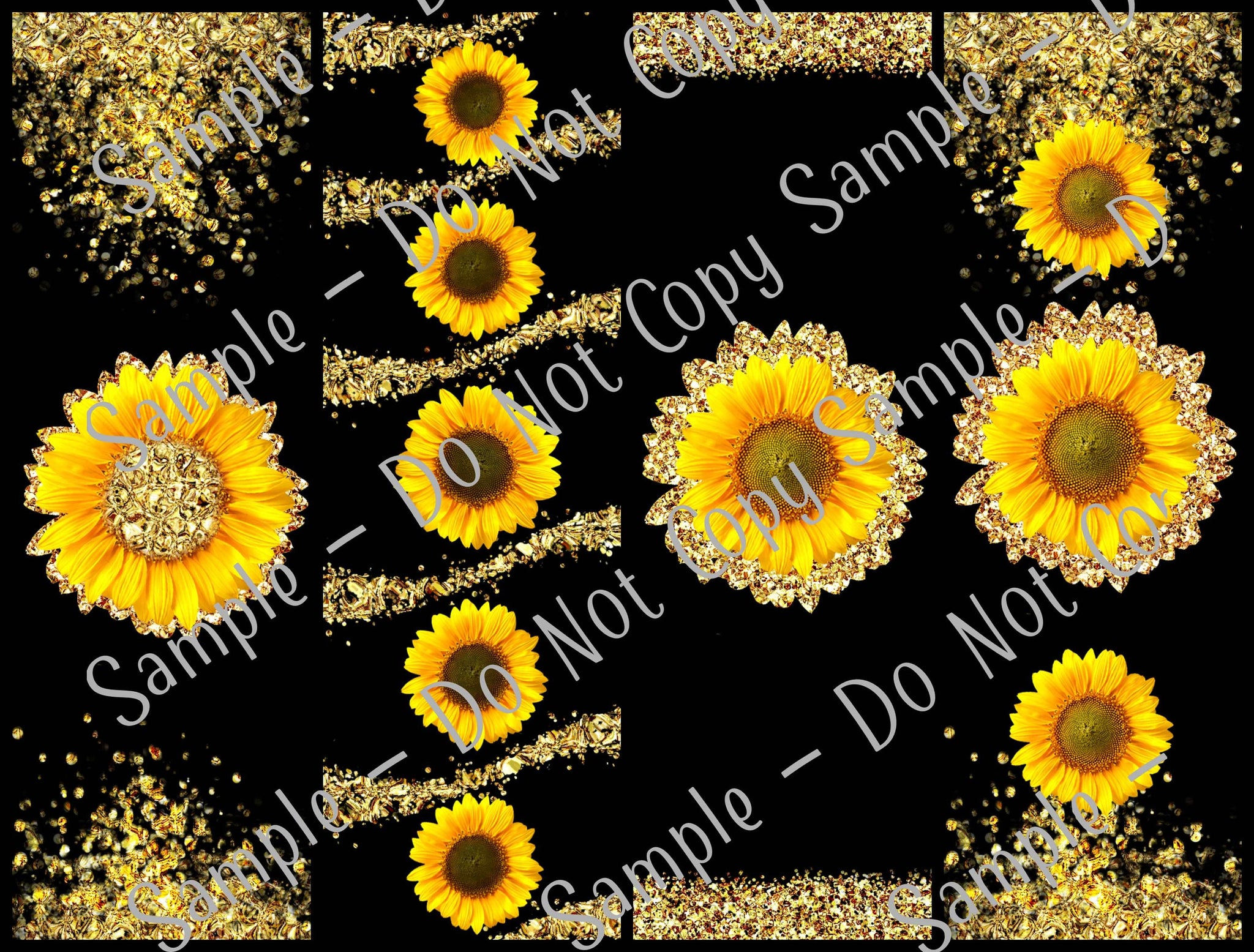 Glitter Sunflower Wallpapers