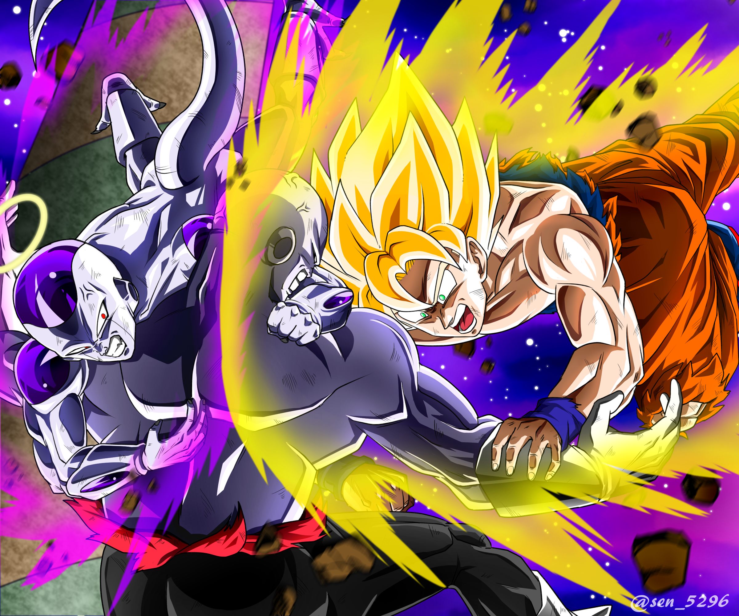 Goku And Frieza Vs Jiren Wallpapers