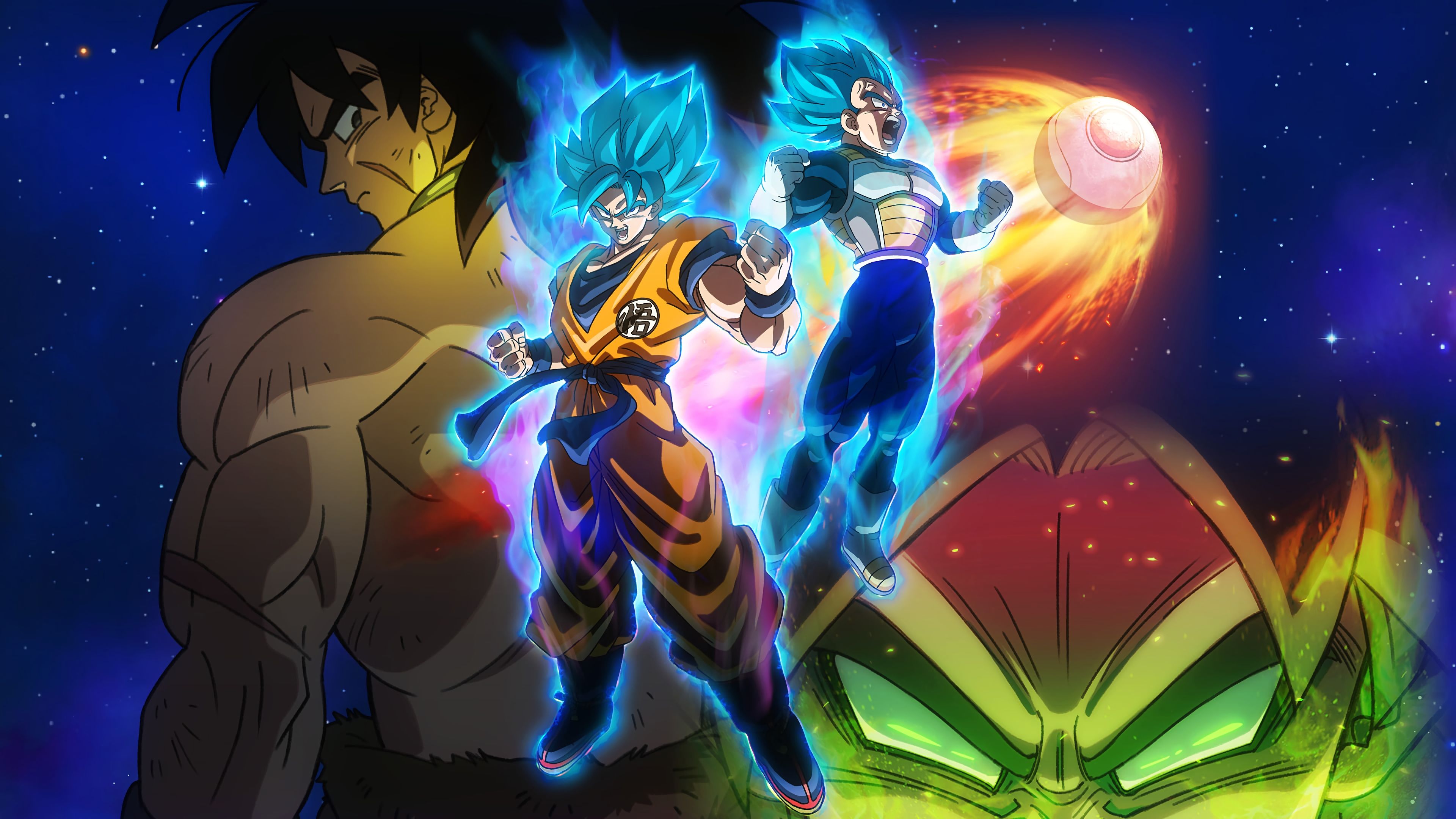 Goku And Vegeta Blue Wallpapers