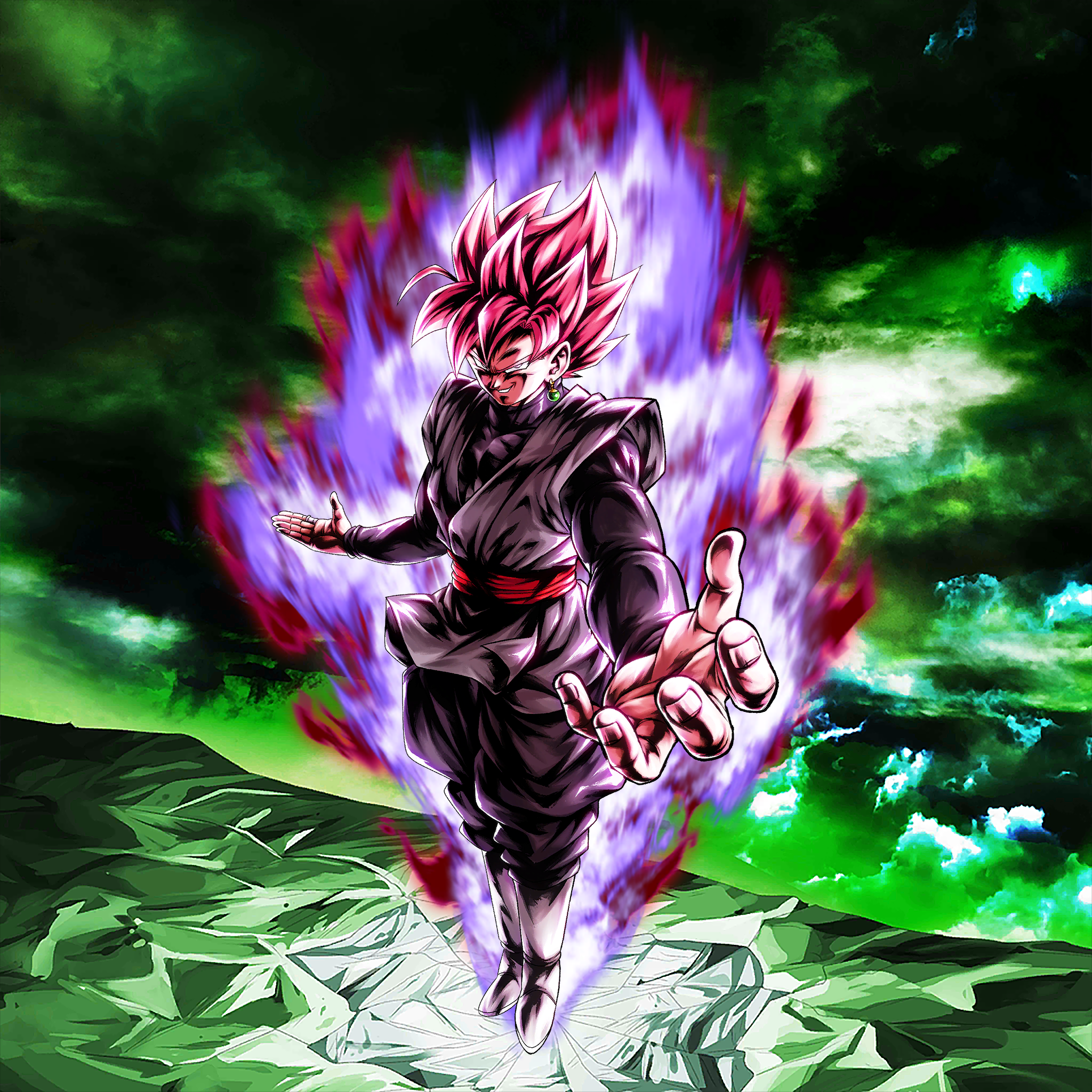 Goku Black Rose Transparent Wallpapers