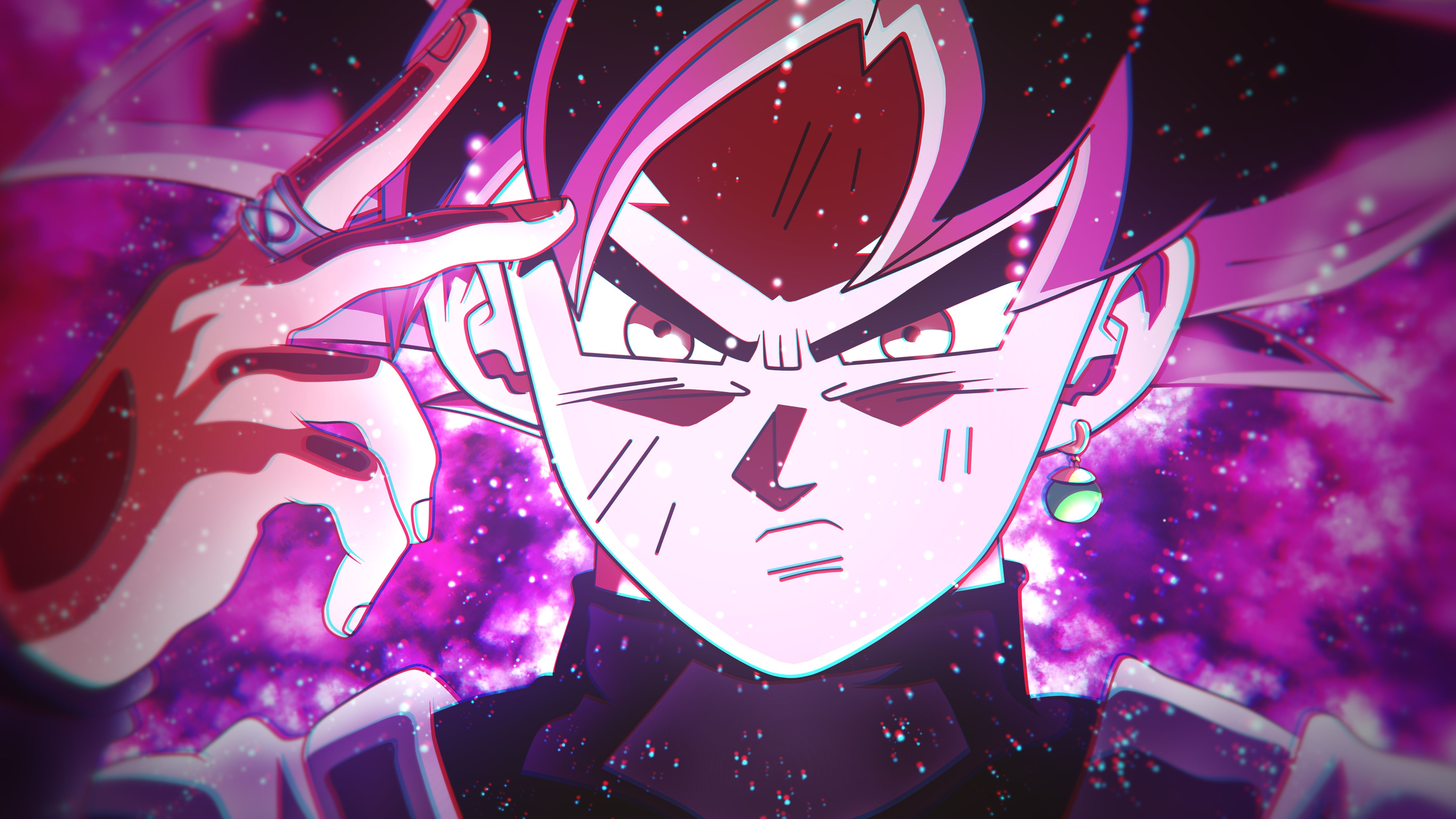 Goku Black Rose Transparent Wallpapers