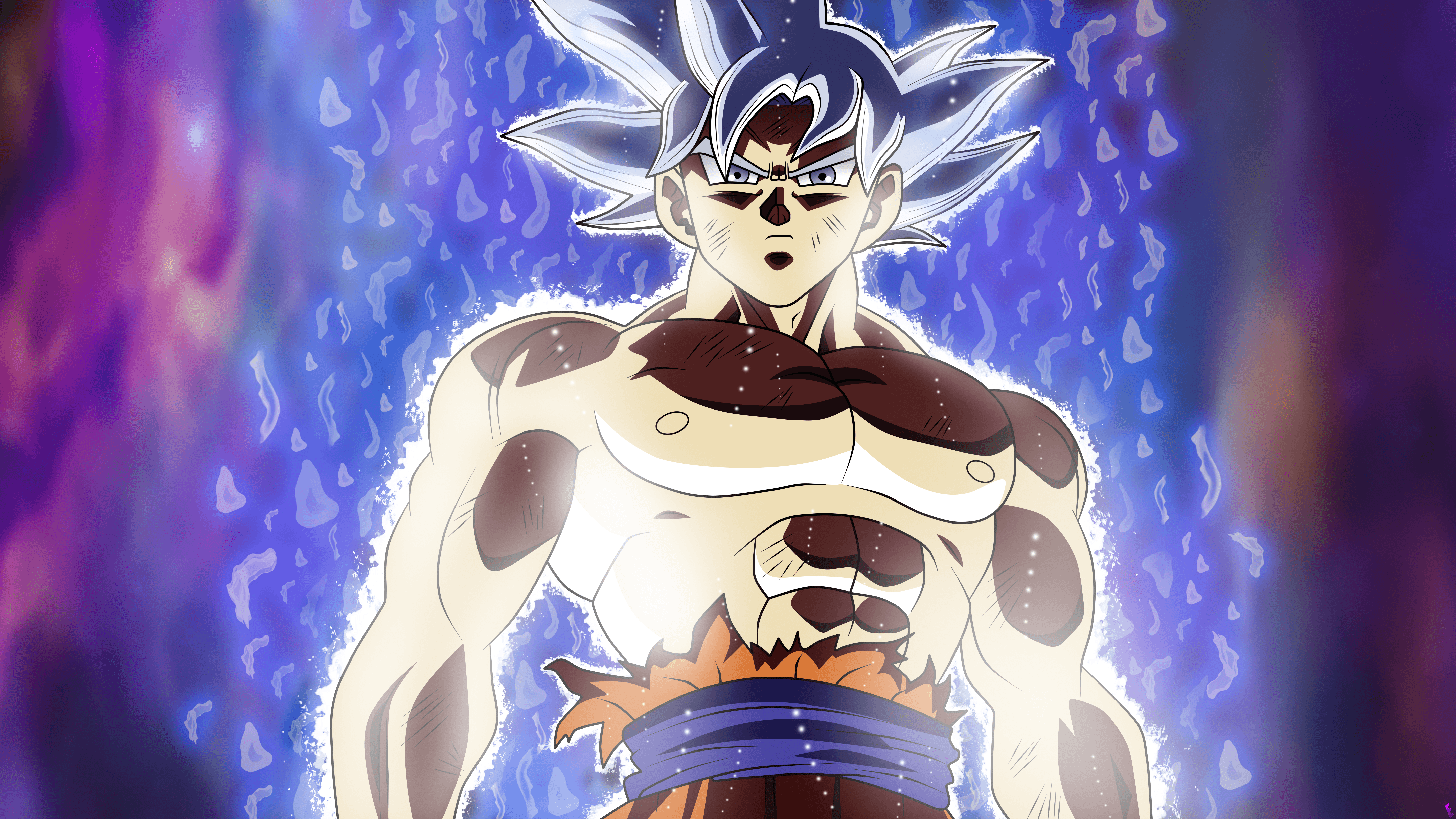 Goku Mastered Ultra Instinct Full Body Wallpapers