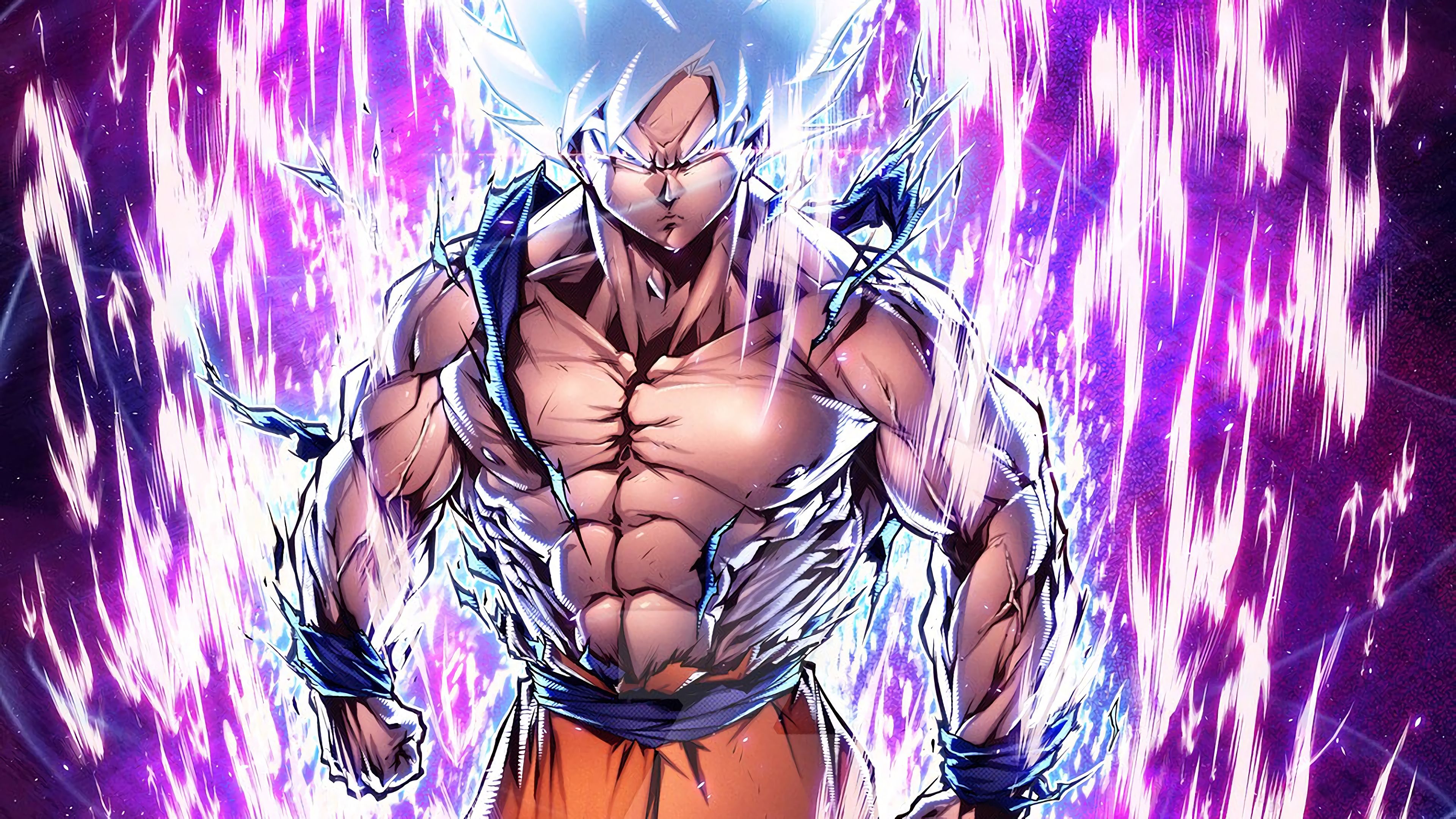 Goku Mastered Ultra Instinct Full Body Wallpapers