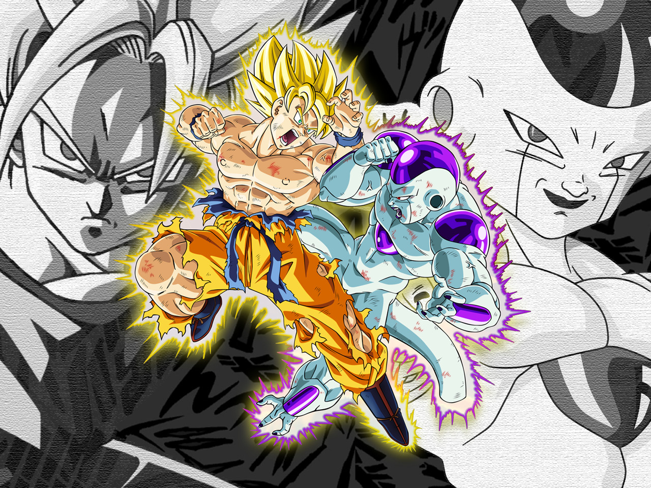 Goku Versus Frieza Wallpapers