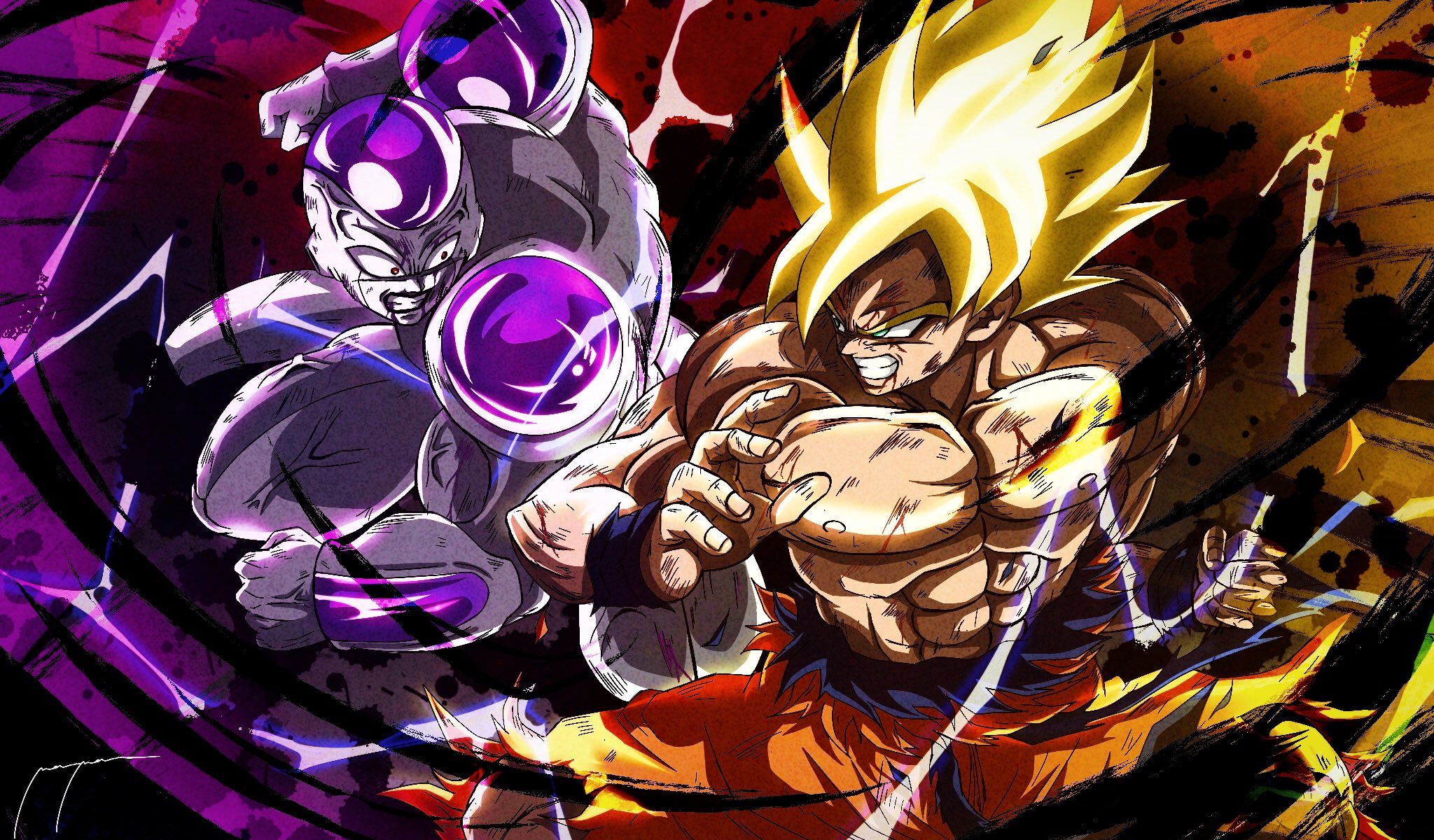 Goku Versus Frieza Wallpapers