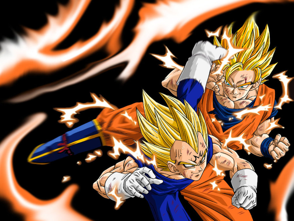 Goku Vs Majin Vegeta Wallpapers