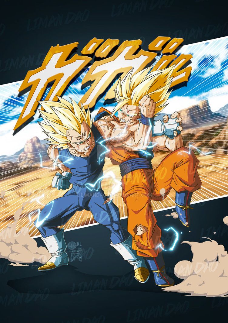 Goku Vs Majin Vegeta Wallpapers