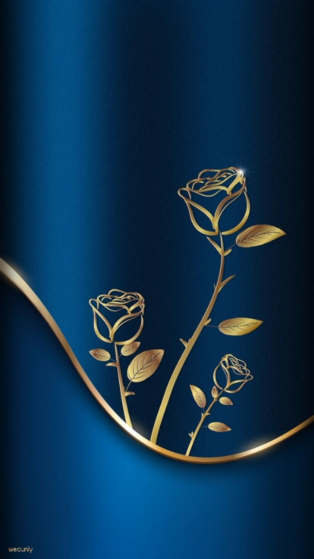 Gold Blue Wallpapers