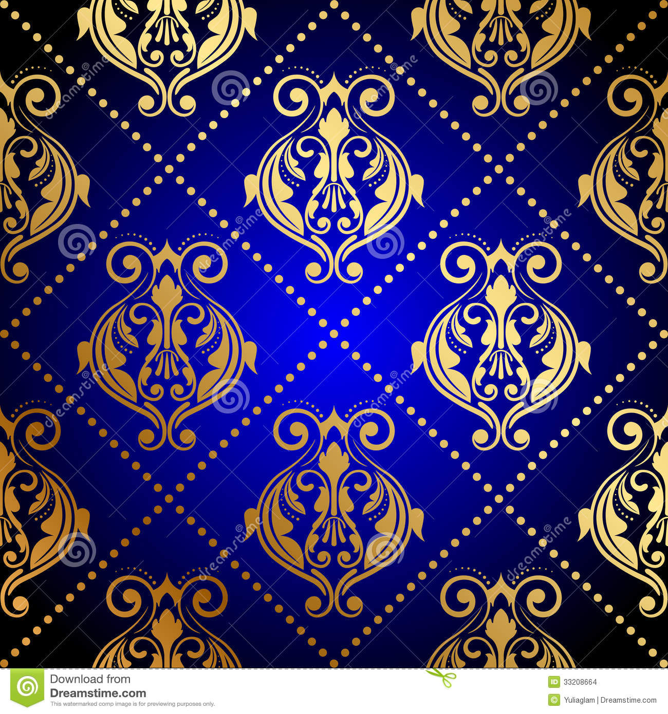 Gold Blue Wallpapers