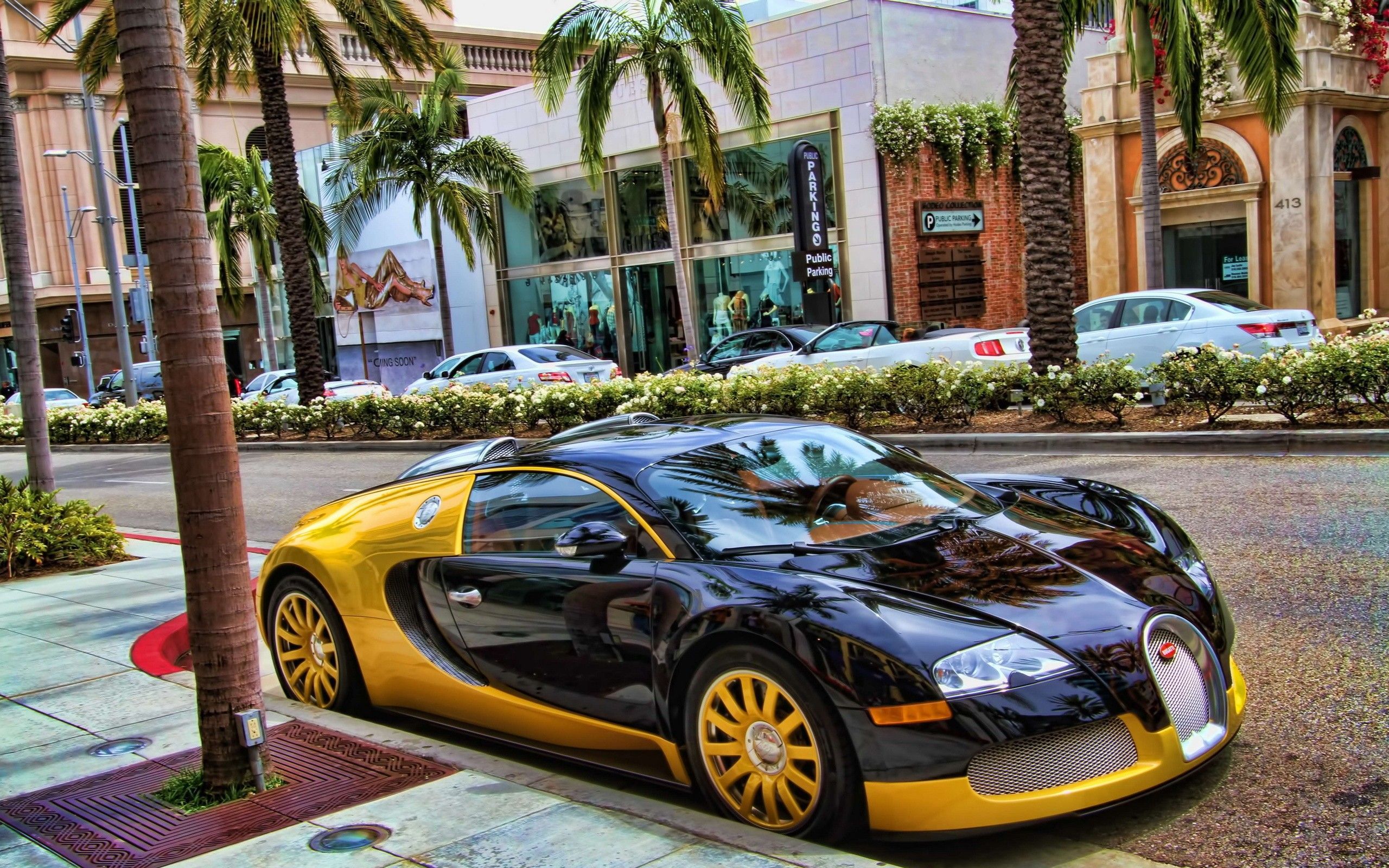 Gold Bugatti Wallpapers