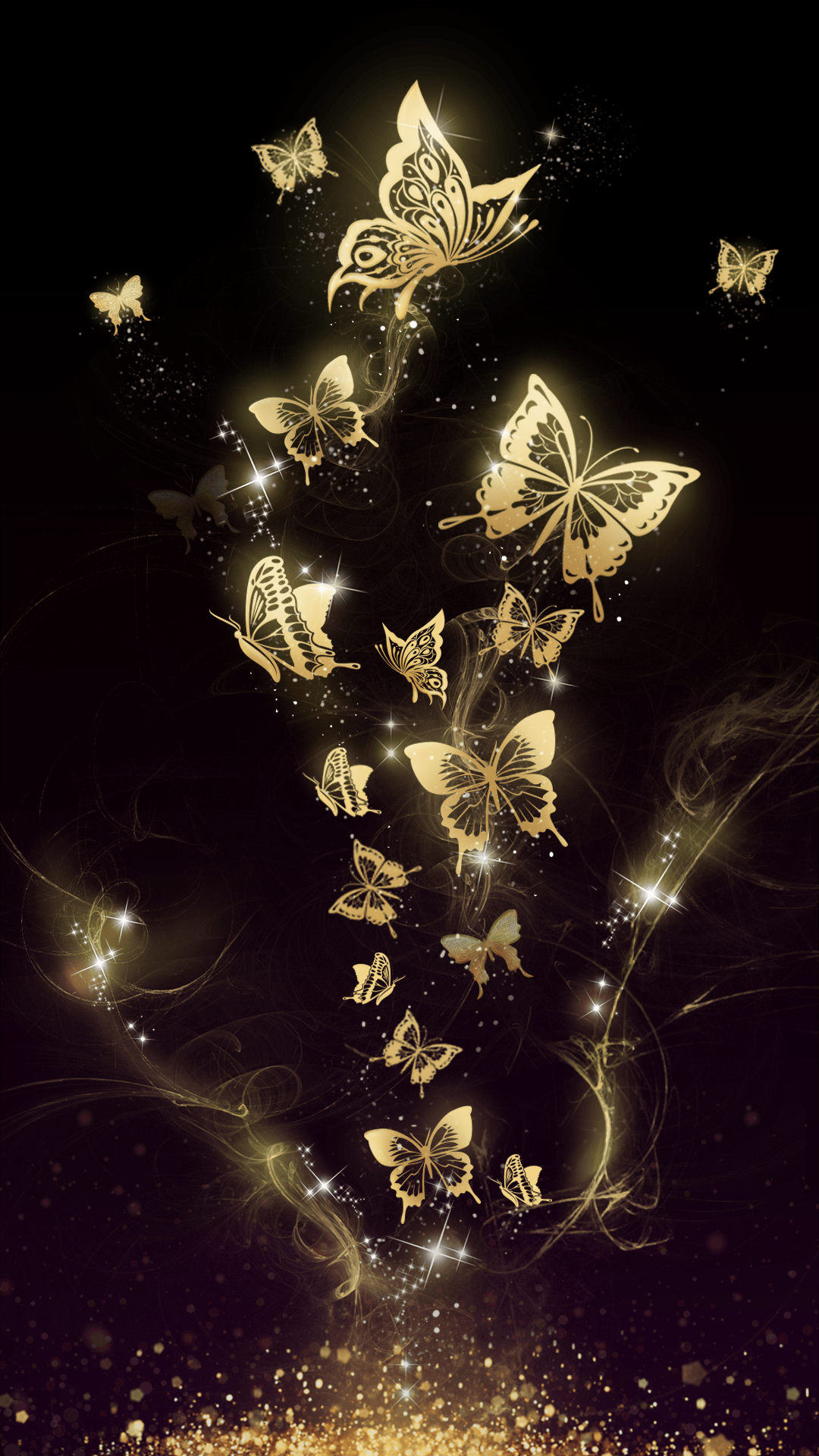 Gold Butterfly Wallpapers
