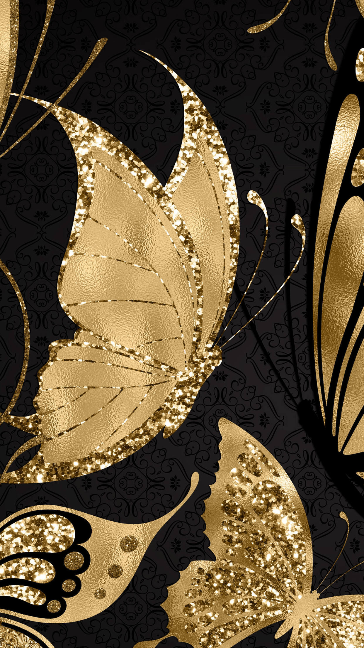 Gold Butterfly Wallpapers