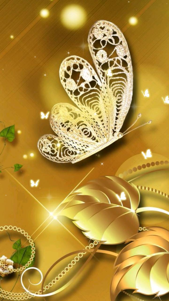 Gold Butterfly Wallpapers