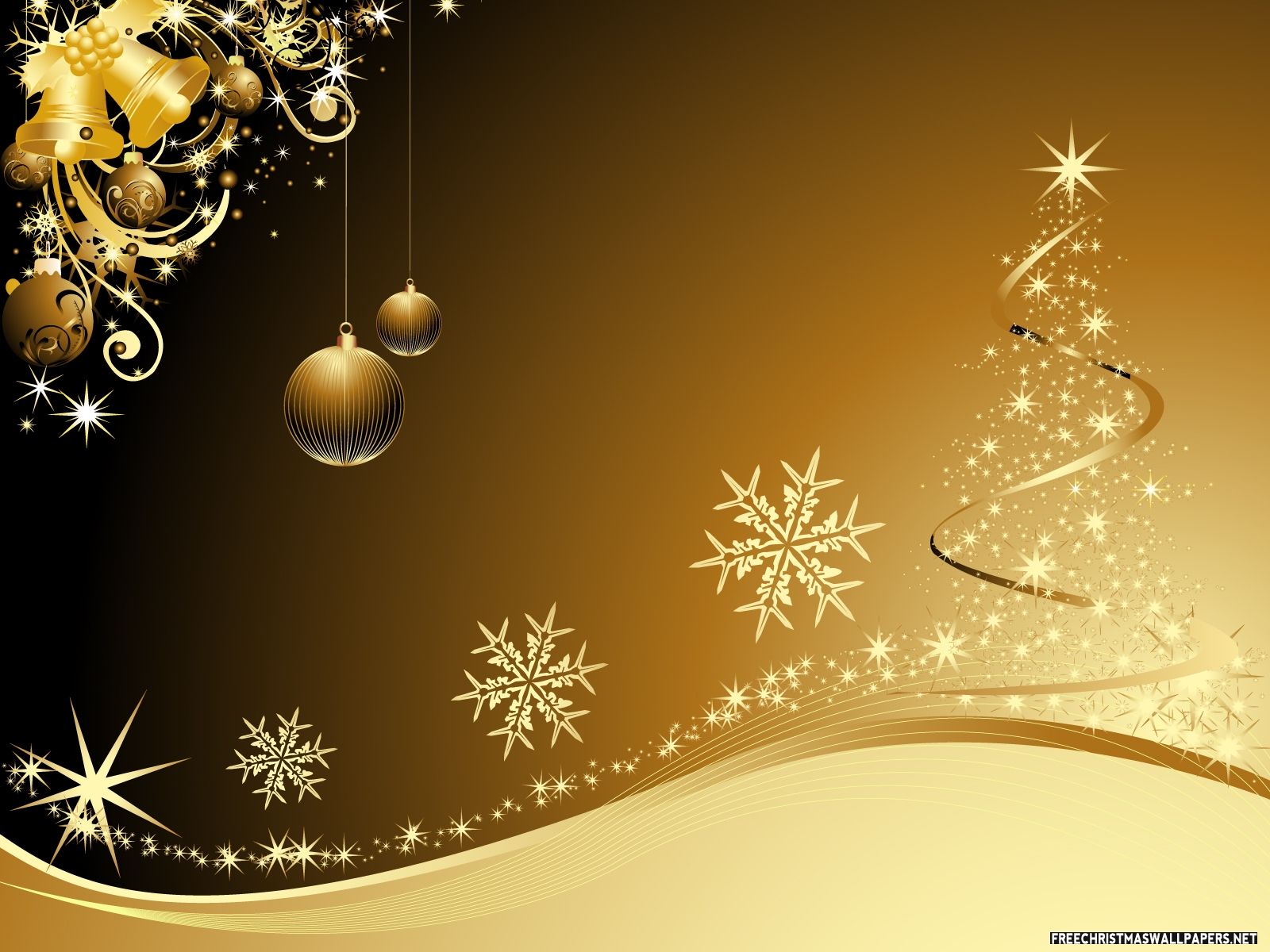 Gold Christmas Wallpapers