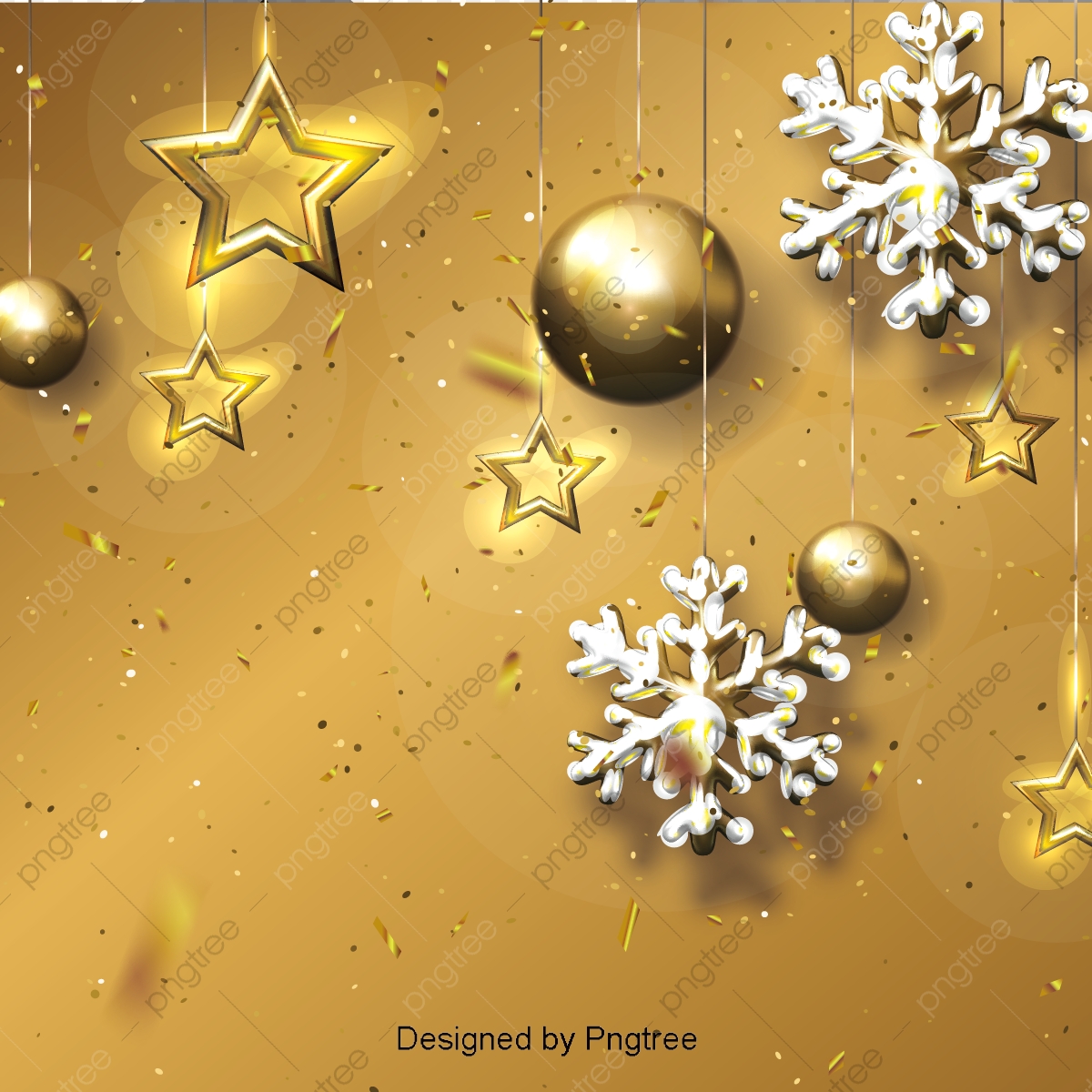 Gold Christmas Wallpapers