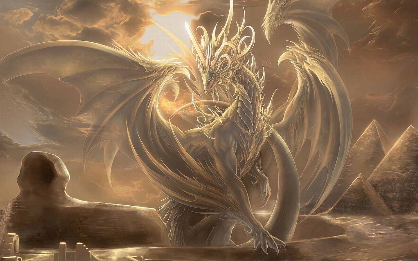 Gold Dragon Wallpapers