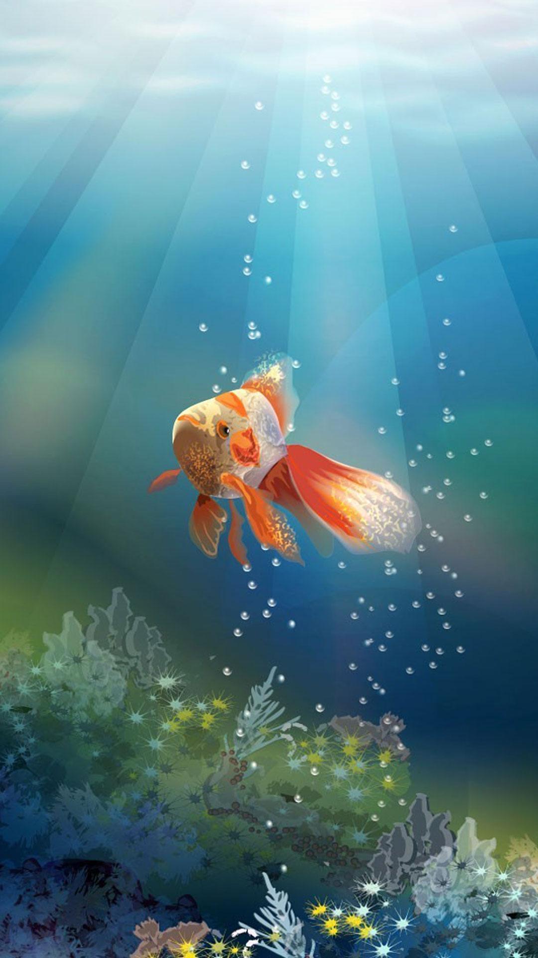 Gold Fish Live Wallpapers