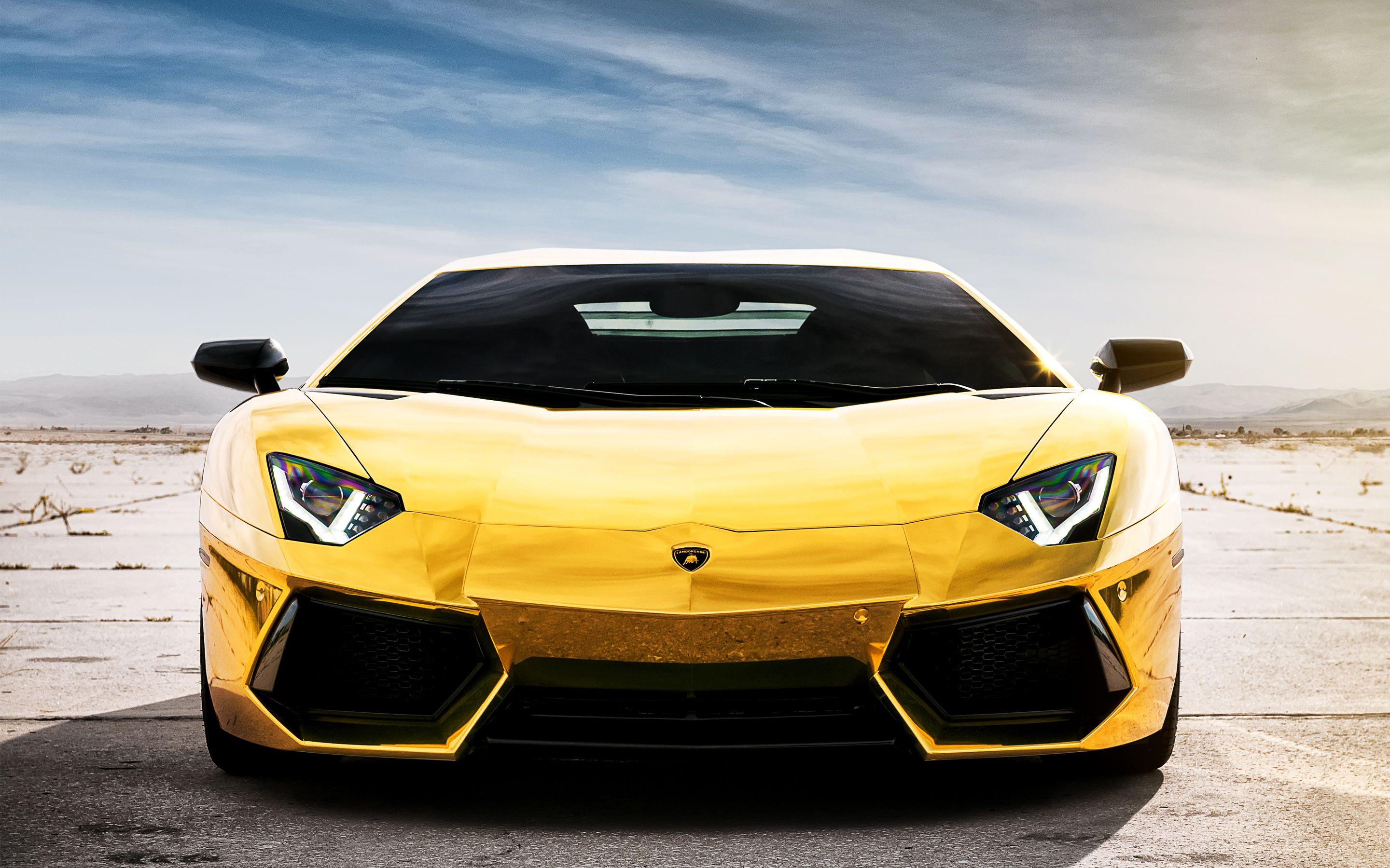 Gold Lamborghini Wallpapers