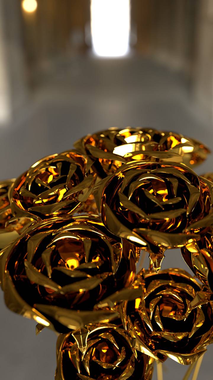 Gold Roses Wallpapers