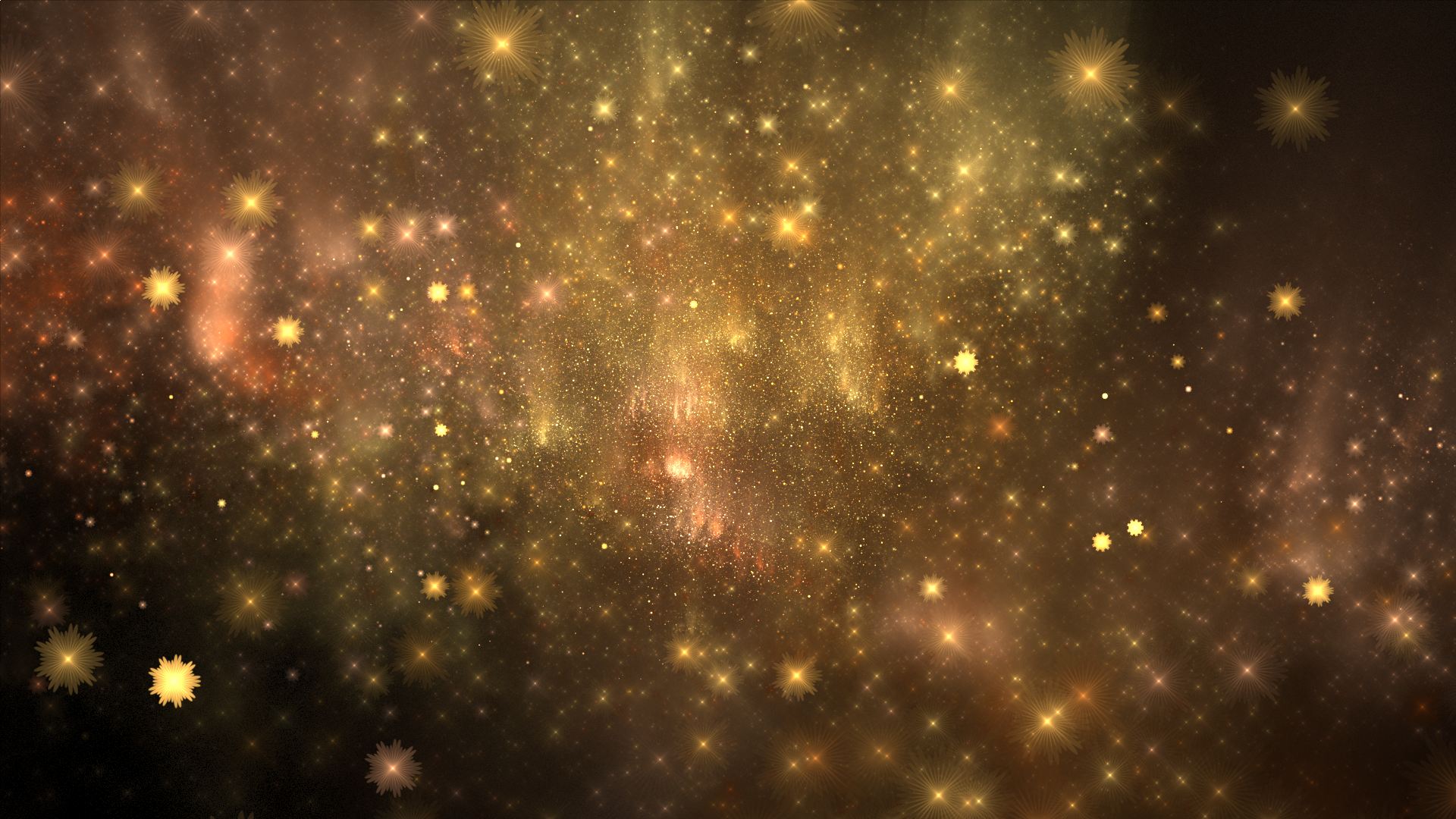 Golden Galaxy Wallpapers