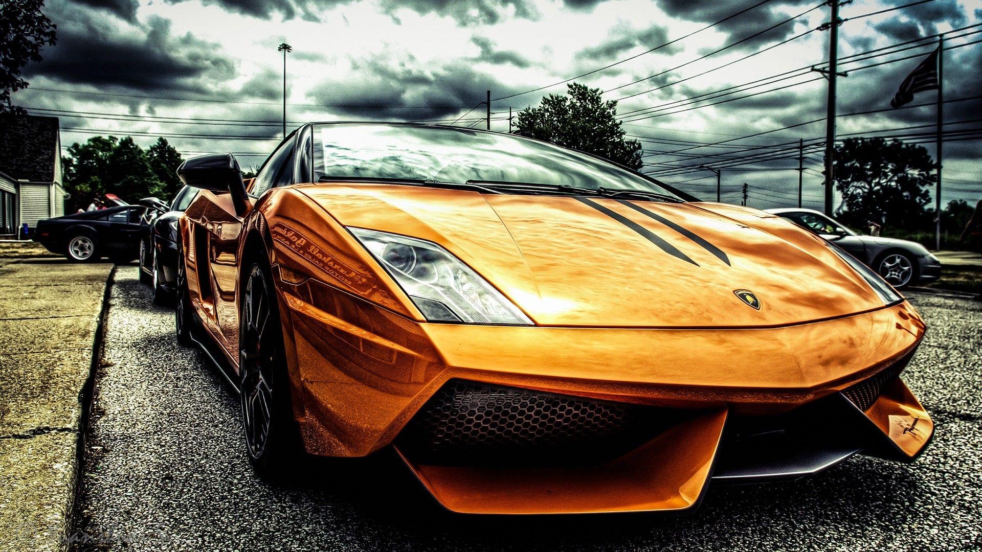 Golden Lamborghini Wallpapers