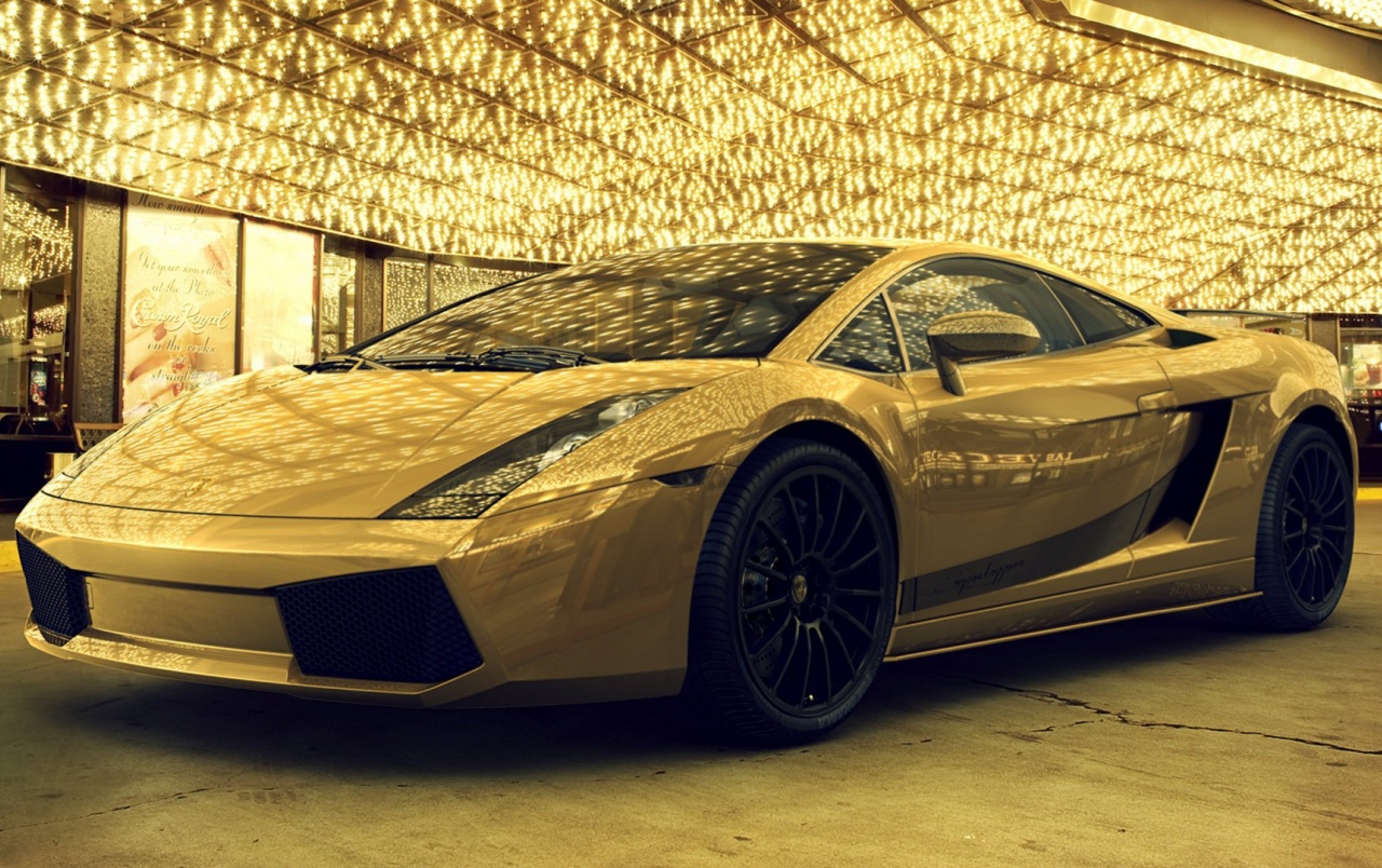 Golden Lamborghini Wallpapers