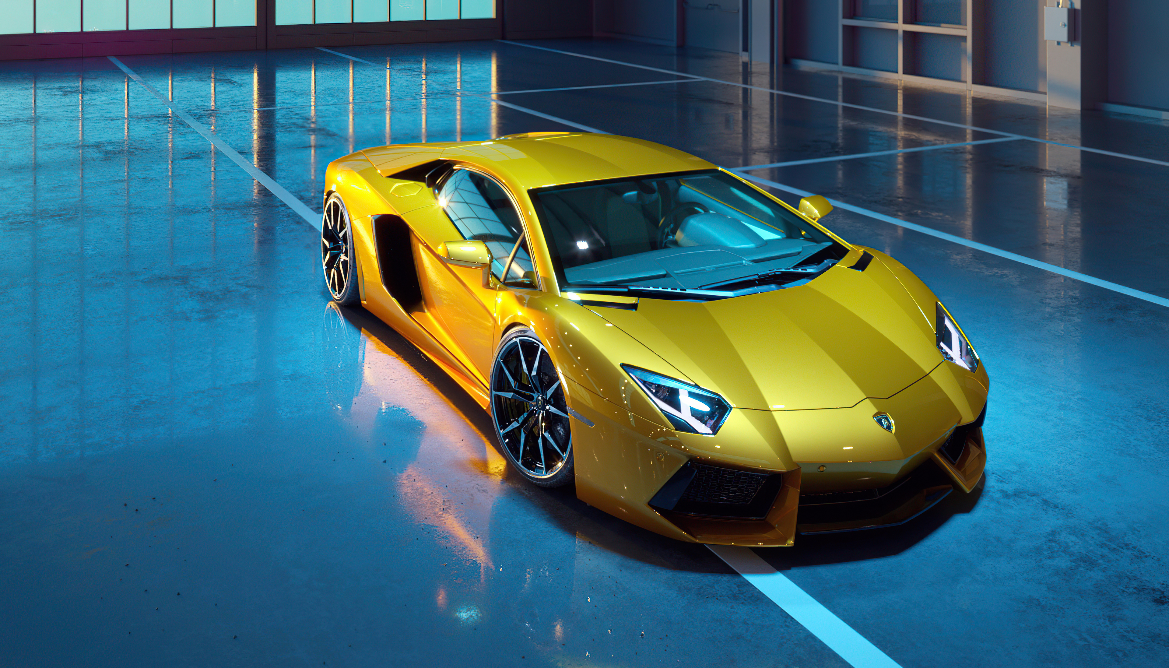 Golden Lamborghini Wallpapers